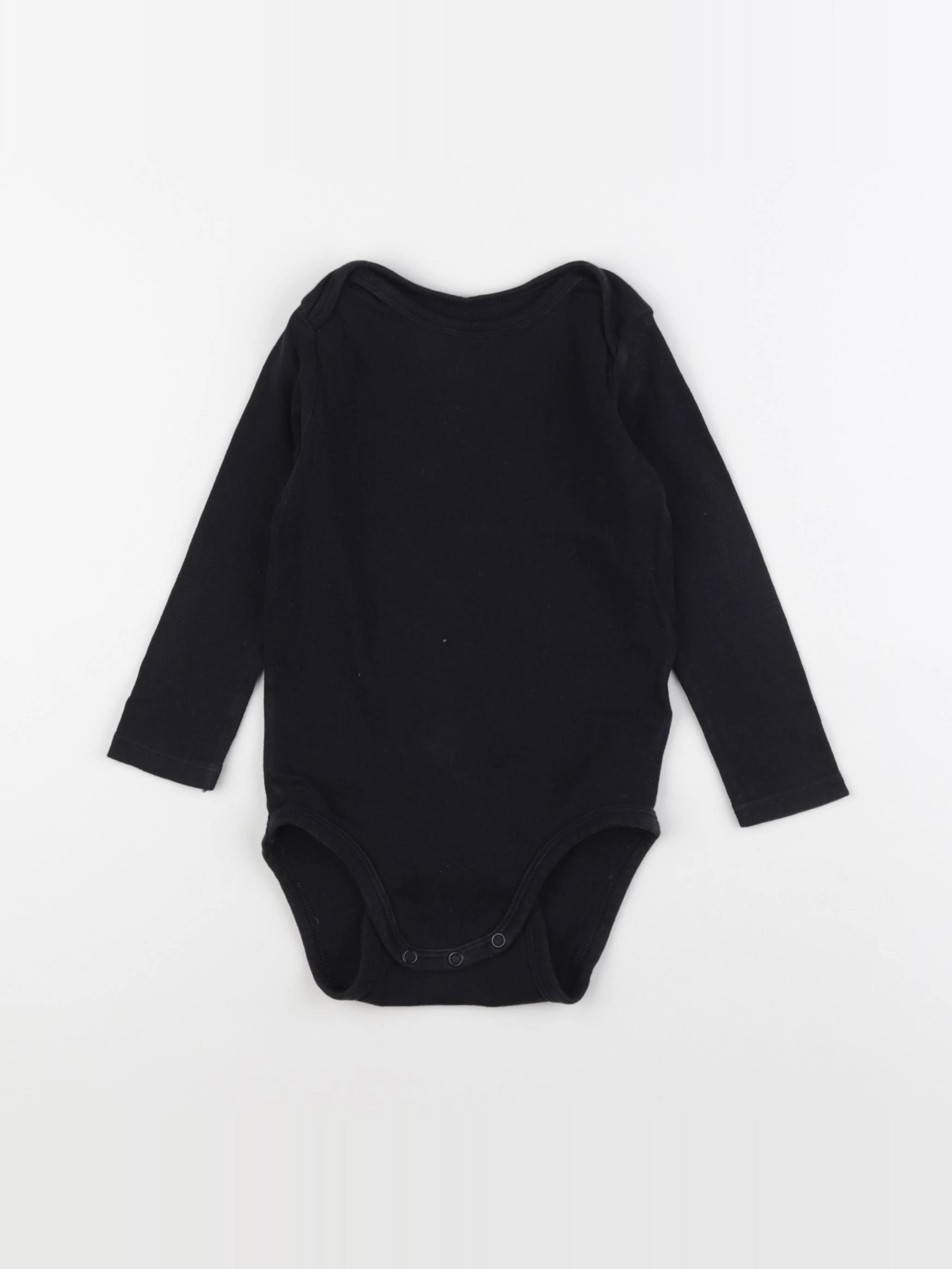H&M - body noir - 12/18 mois