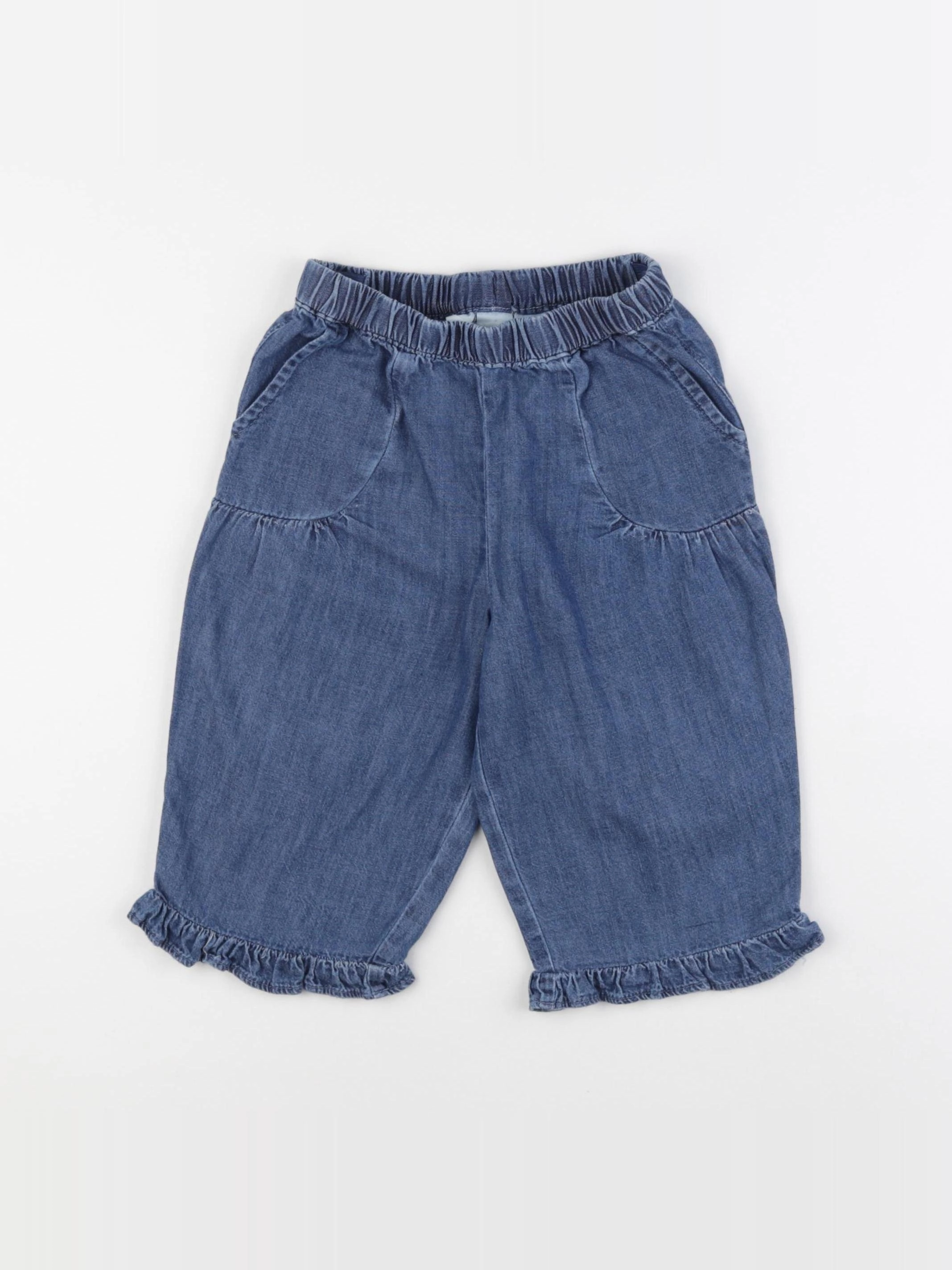 H&M - jean bleu - 12/18 mois