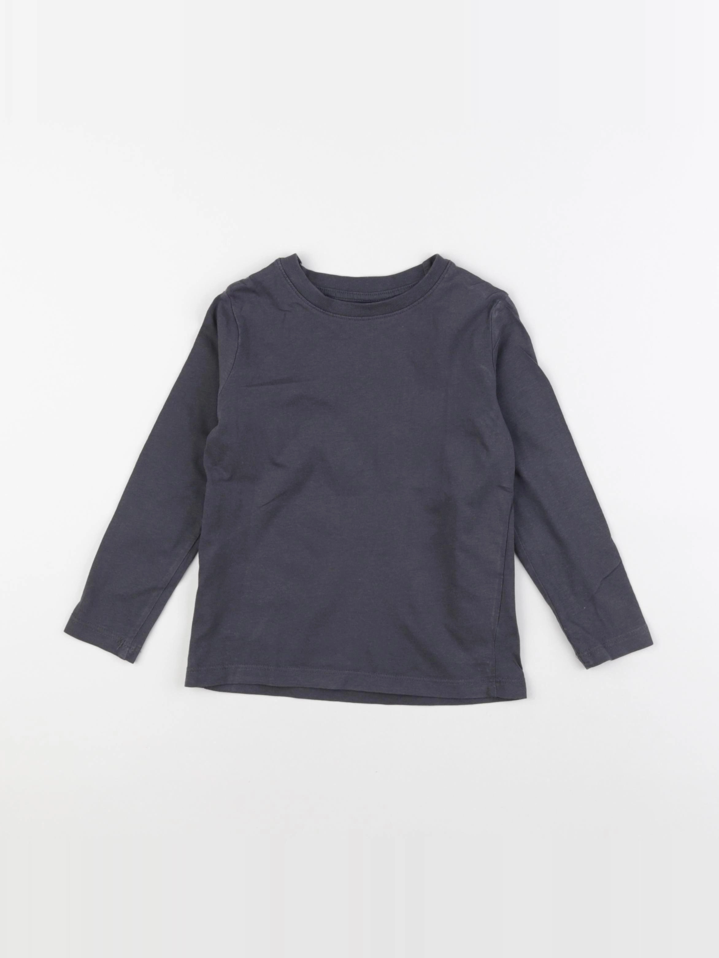 H&M - tee-shirt gris - 2/4 ans