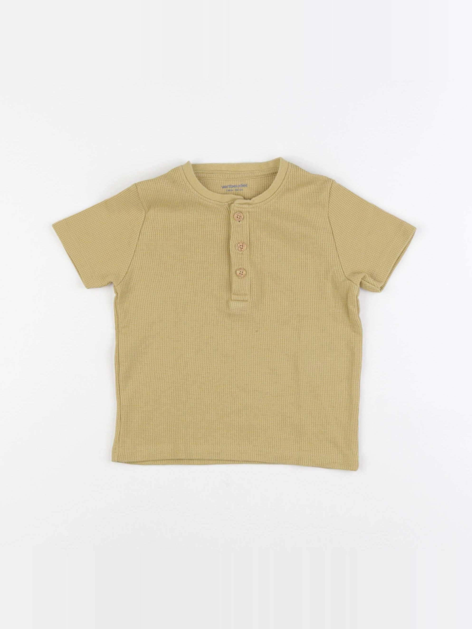 Vertbaudet - tee-shirt jaune - 2 ans