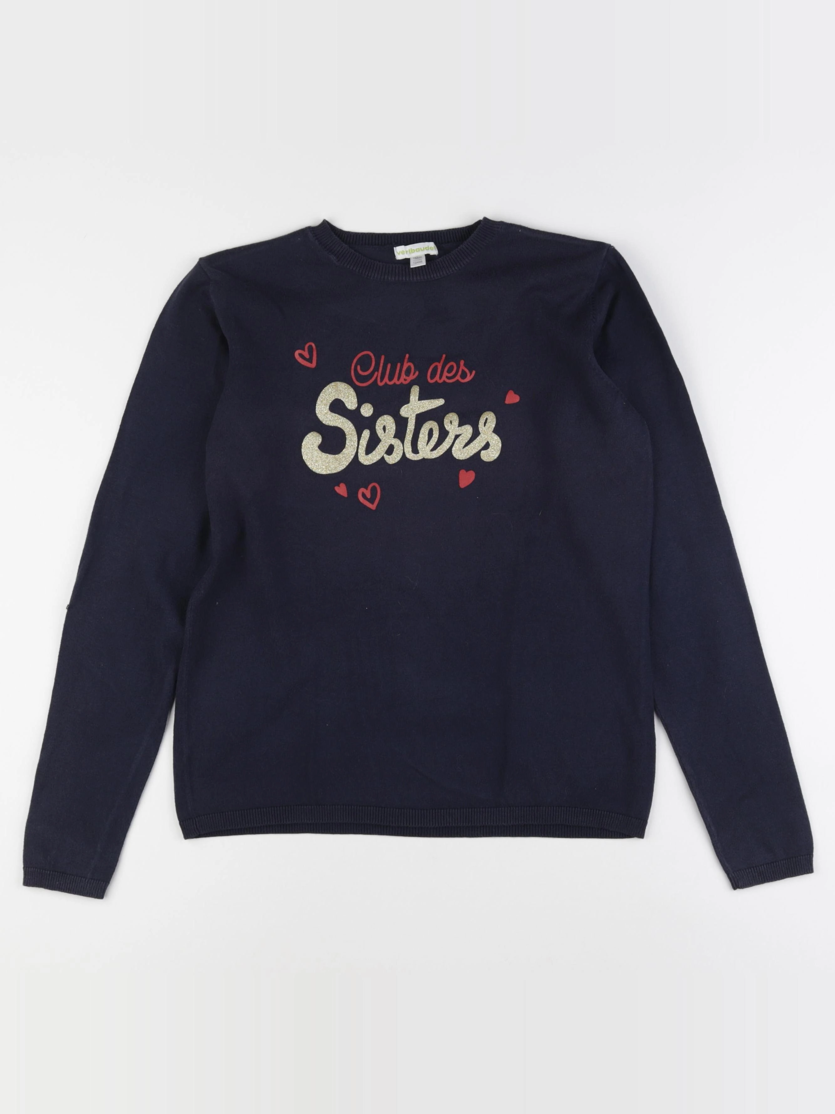 Vertbaudet - pull bleu - 12 ans