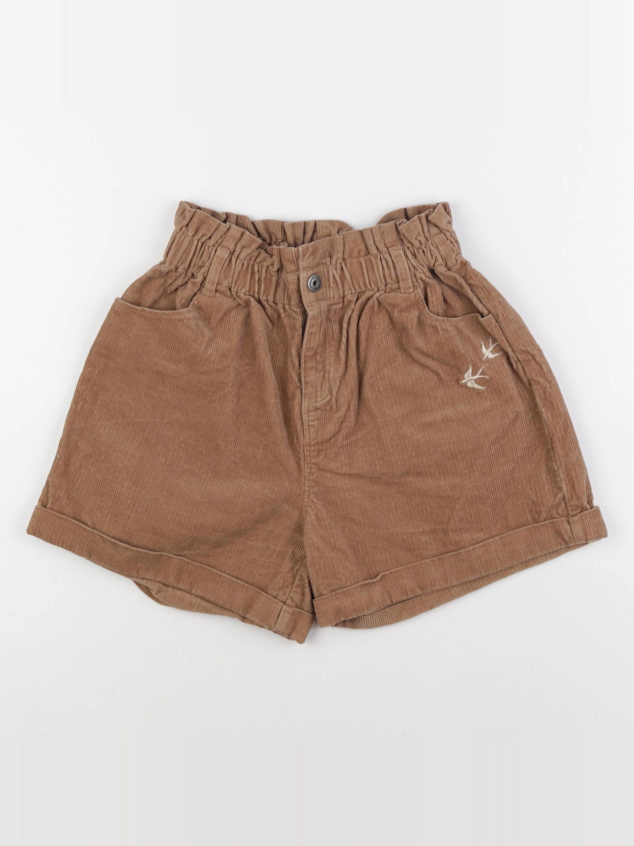 Vertbaudet - short marron - 12 ans