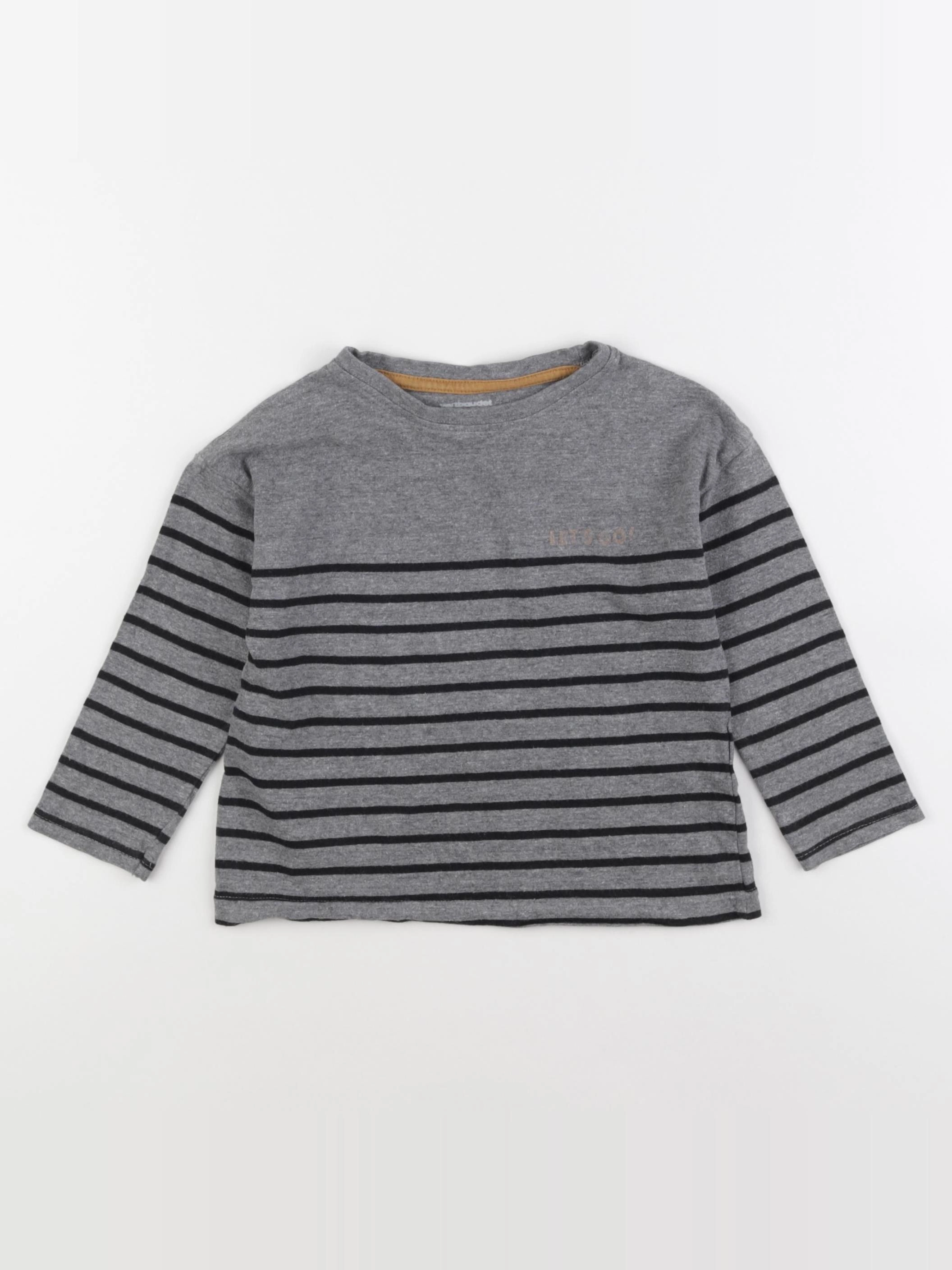 Vertbaudet - tee-shirt gris - 3 ans