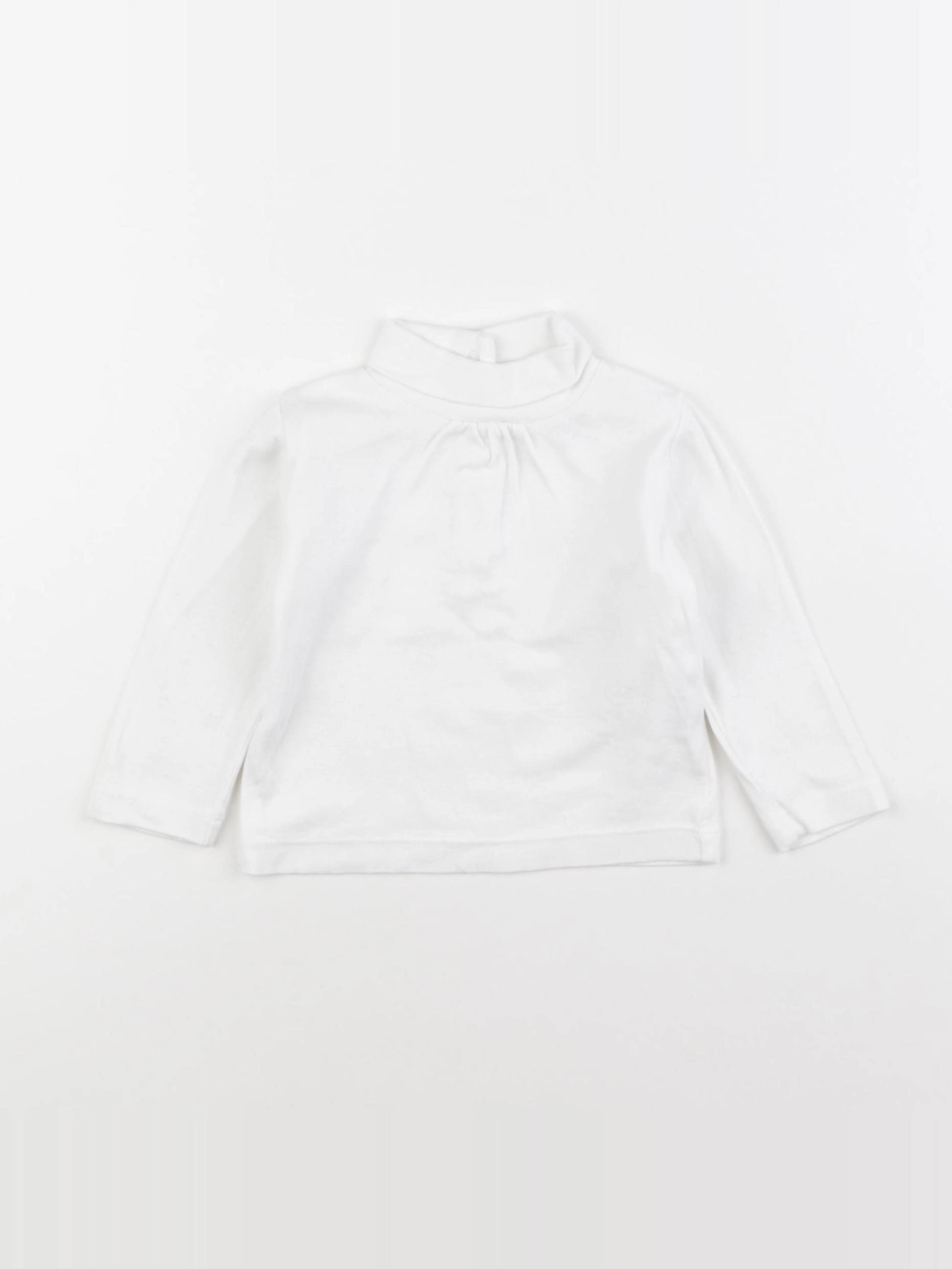 Boutchou - sous-pull blanc - 12 mois