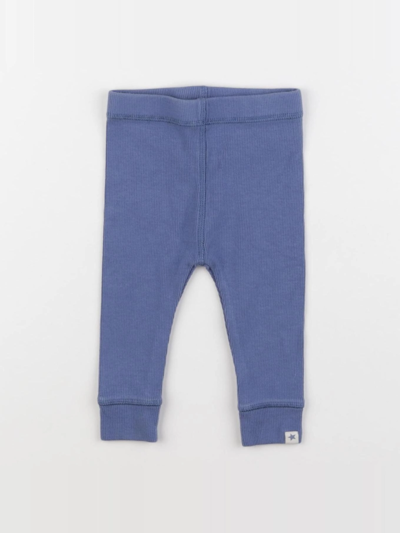 Zara - legging bleu - 6/9 mois