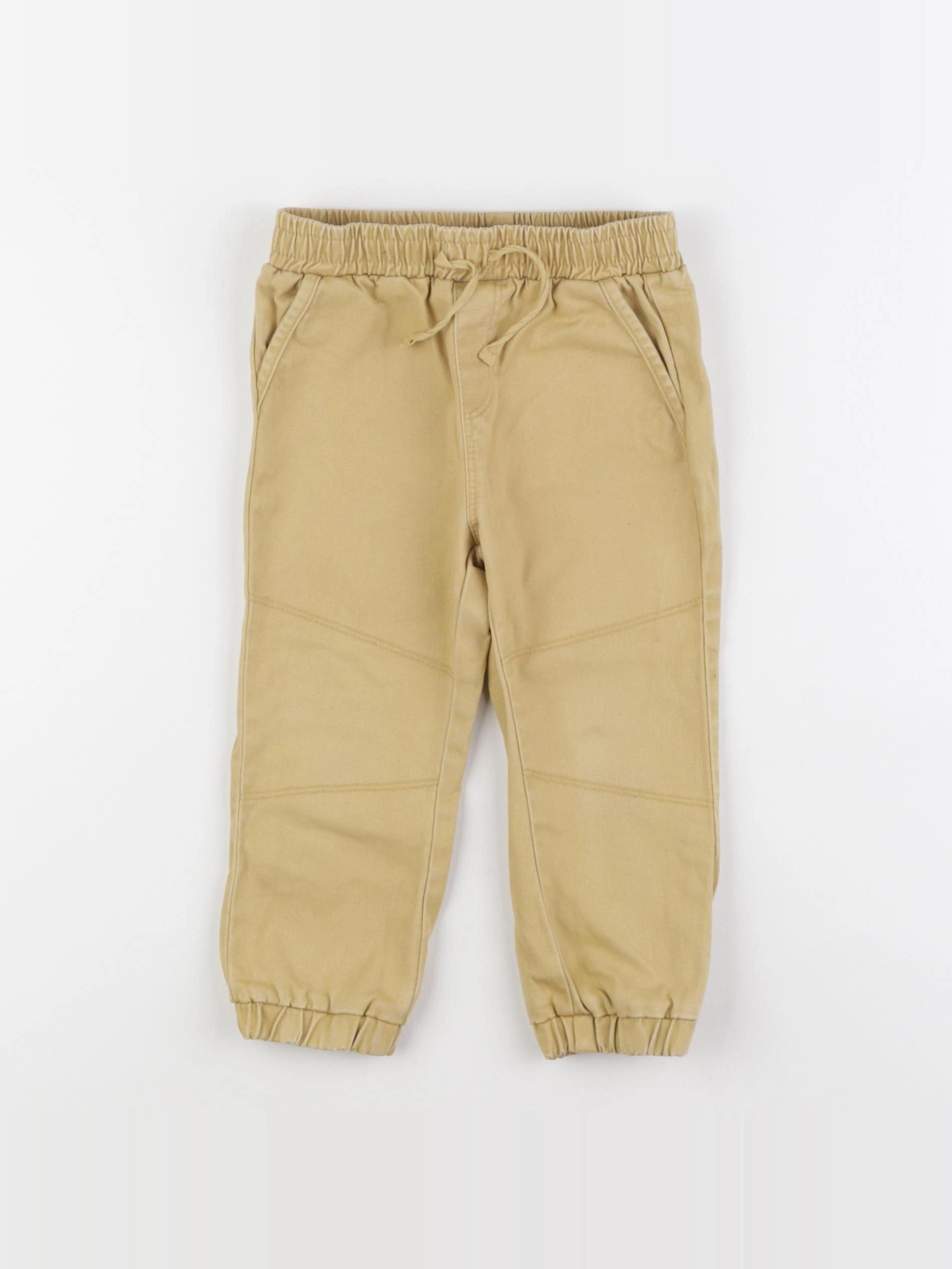 Vertbaudet - pantalon beige - 2 ans