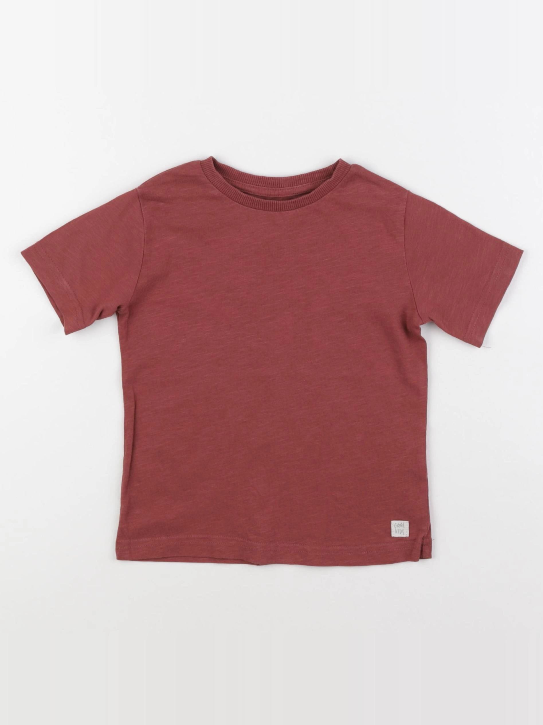 Vertbaudet - tee-shirt marron - 3 ans