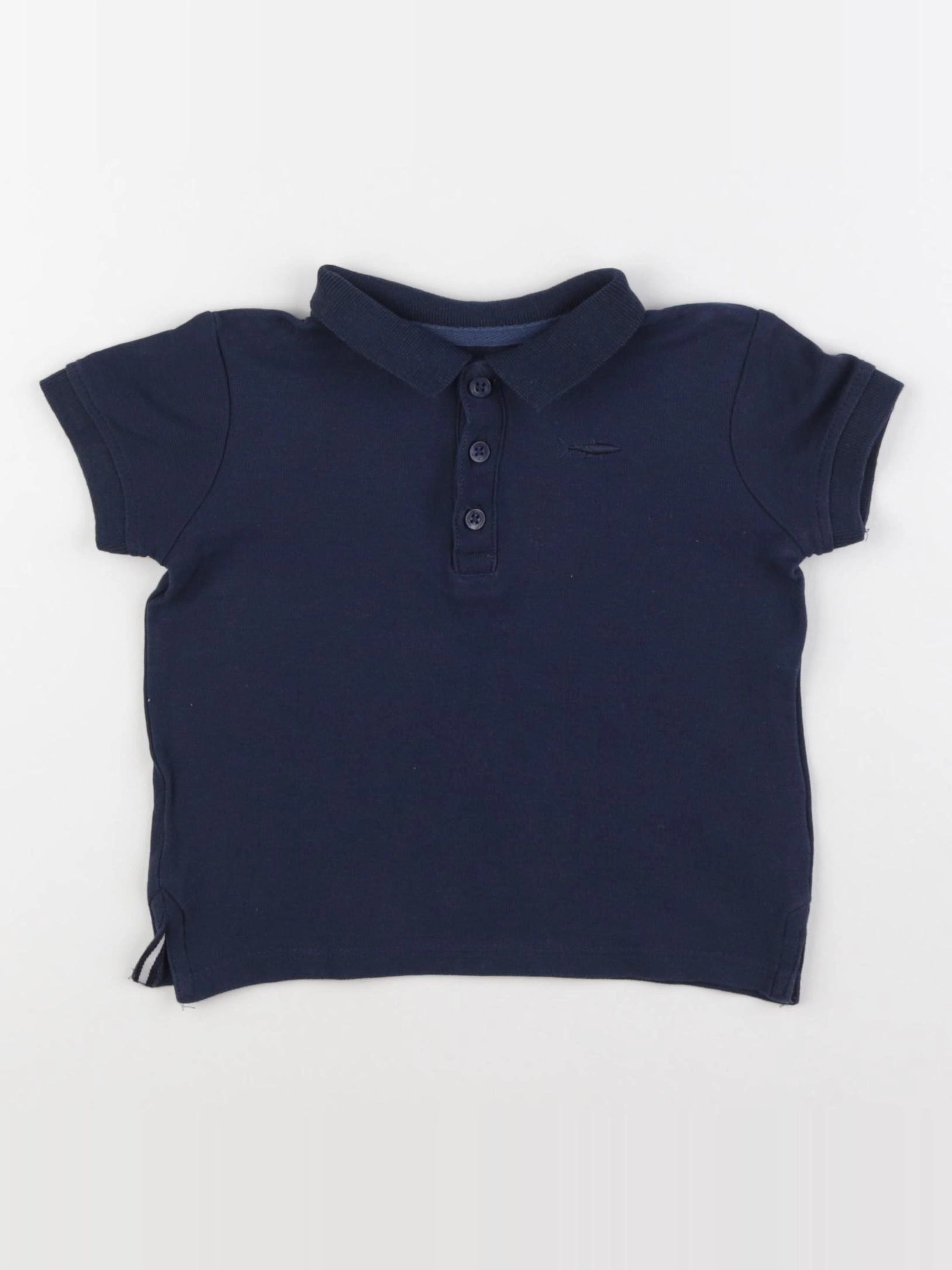 Vertbaudet - polo bleu - 3 ans