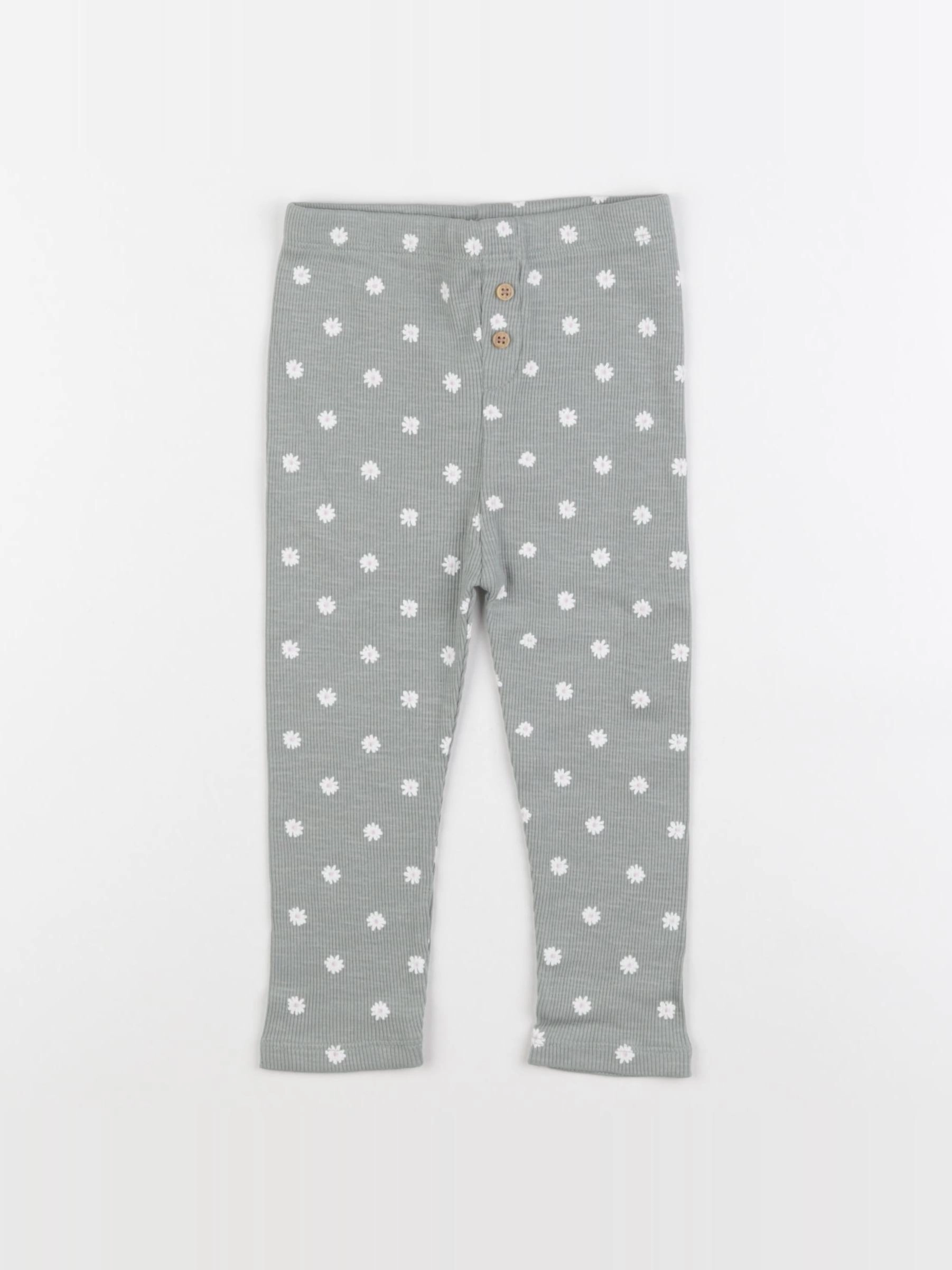 Vertbaudet - legging bleu - 24 mois