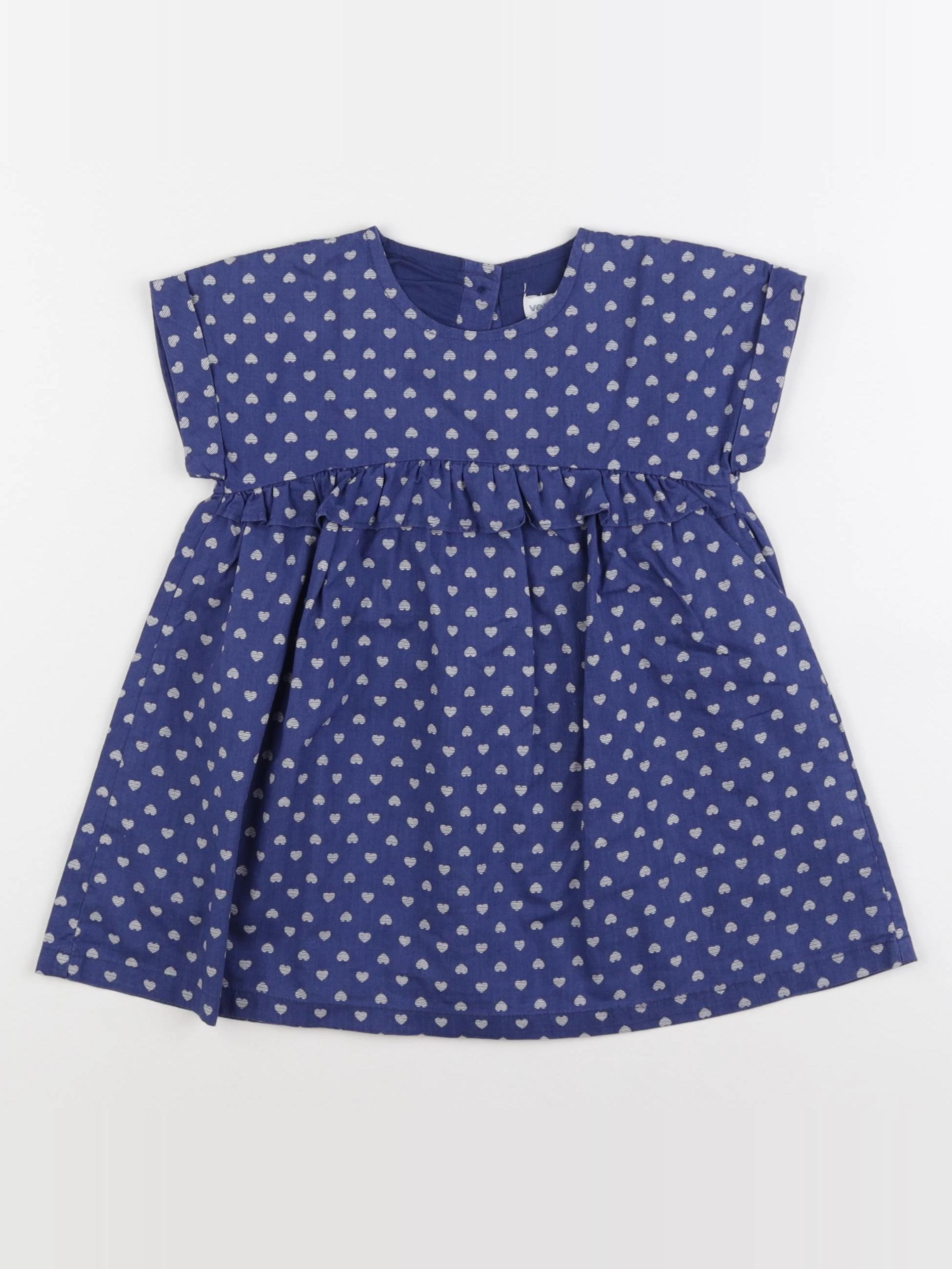 Vertbaudet - robe bleu - 2 ans