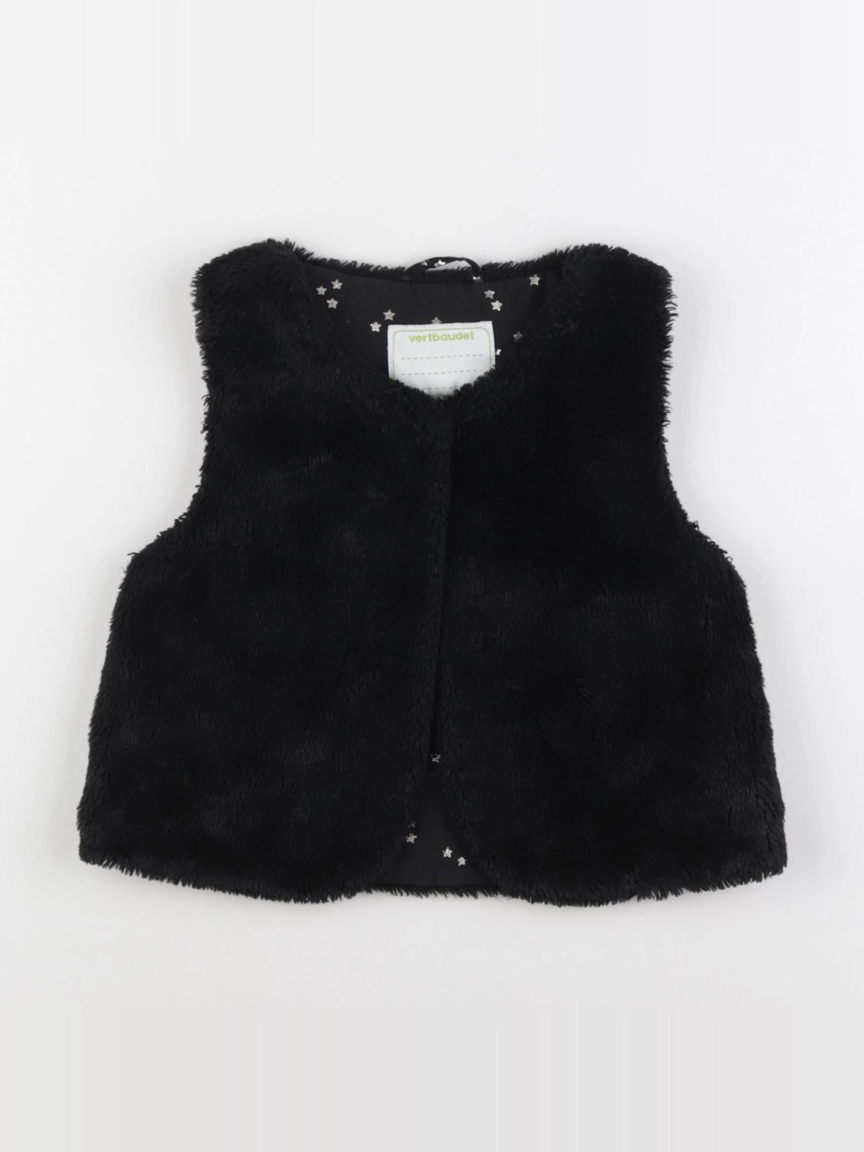 Vertbaudet - gilet noir - 6 ans