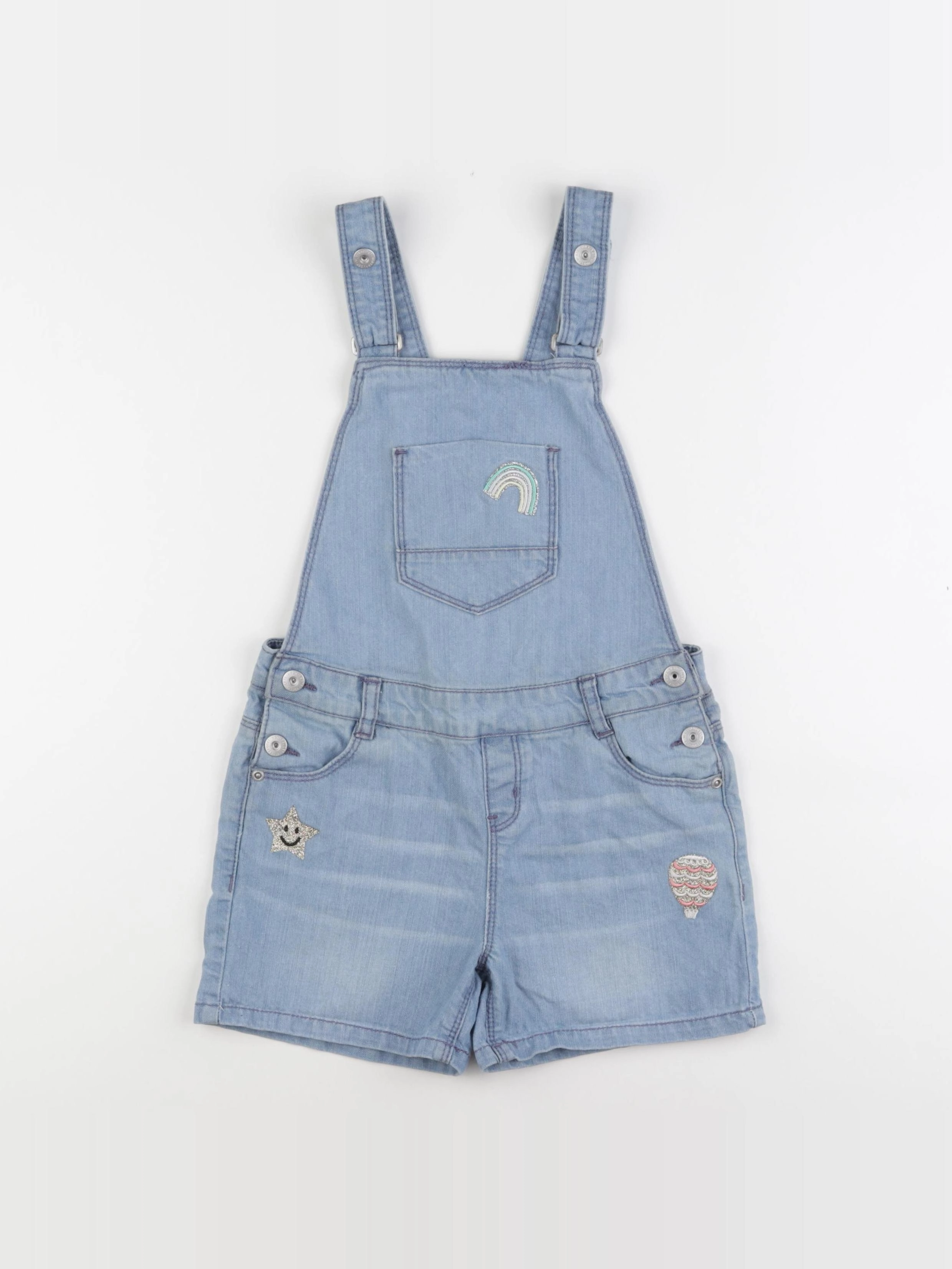 Vertbaudet - salopette multicolore - 9 ans