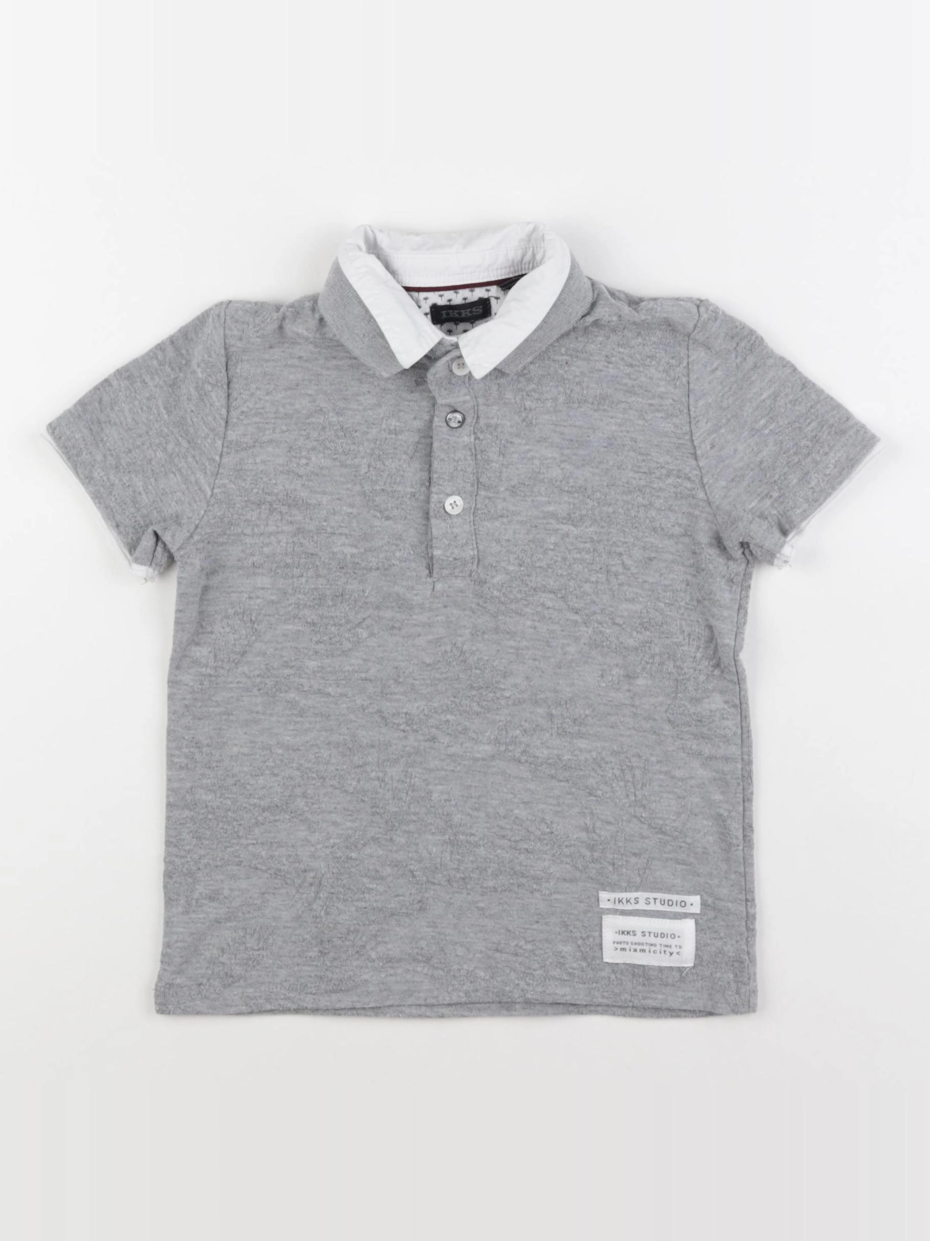 IKKS - polo gris - 3 ans