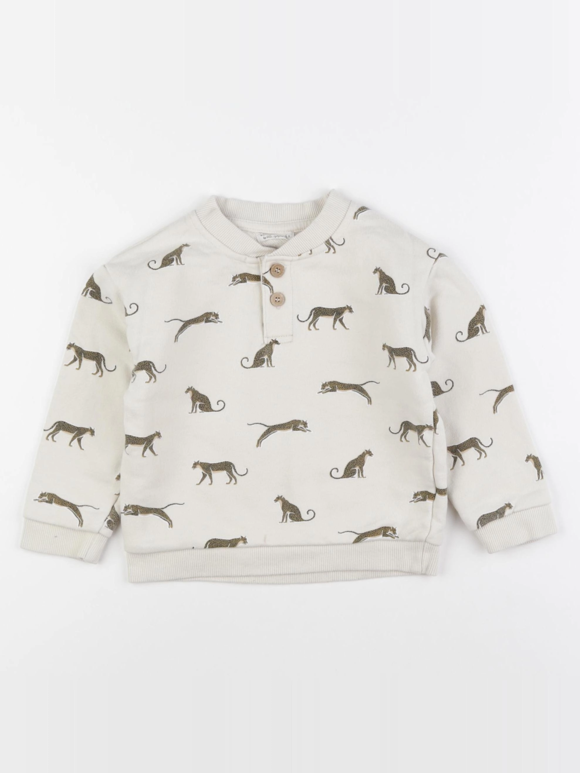 Little Cigogne - sweat beige - 5 ans