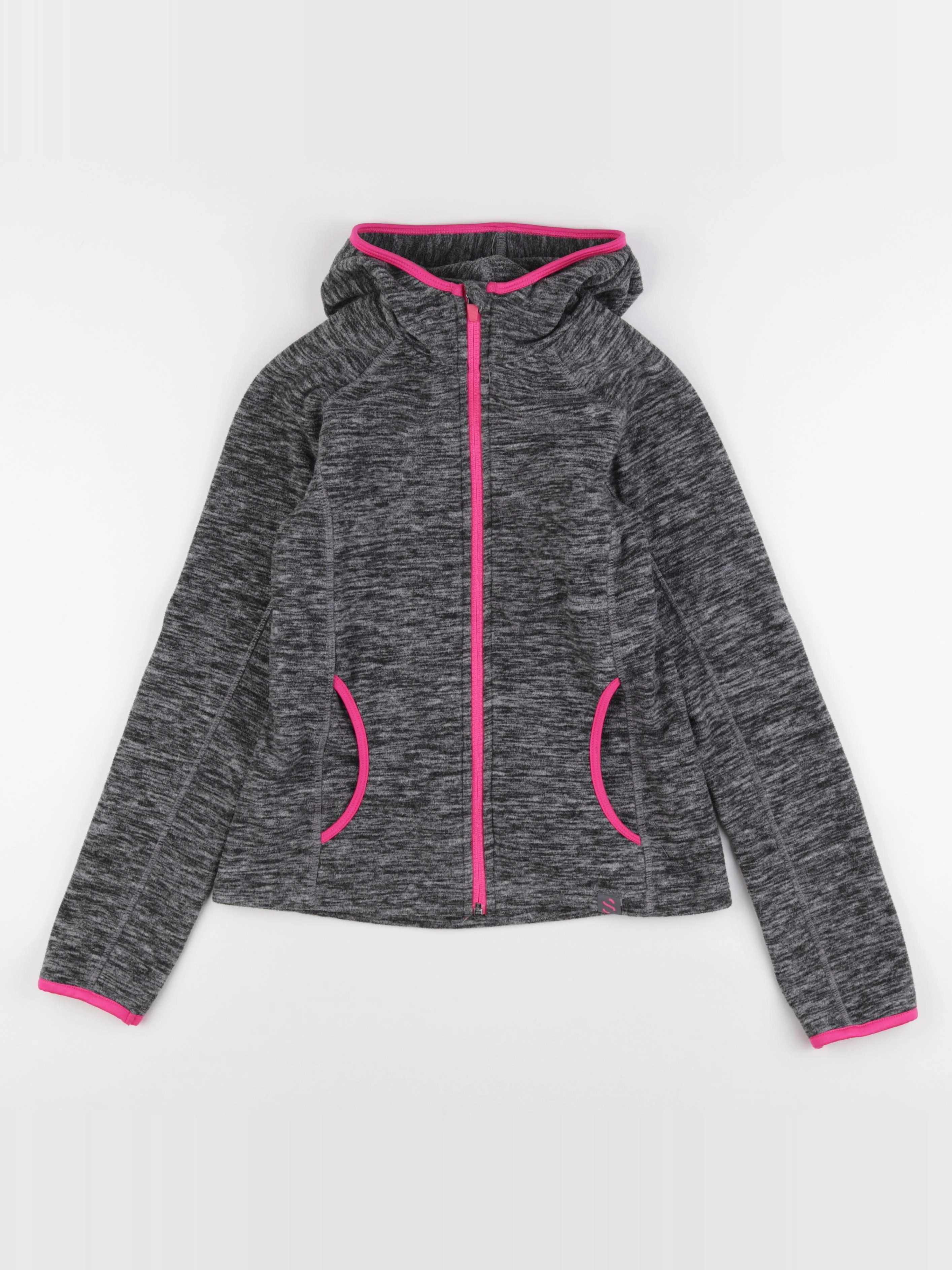 H&M - polaire gris - 10/12 ans