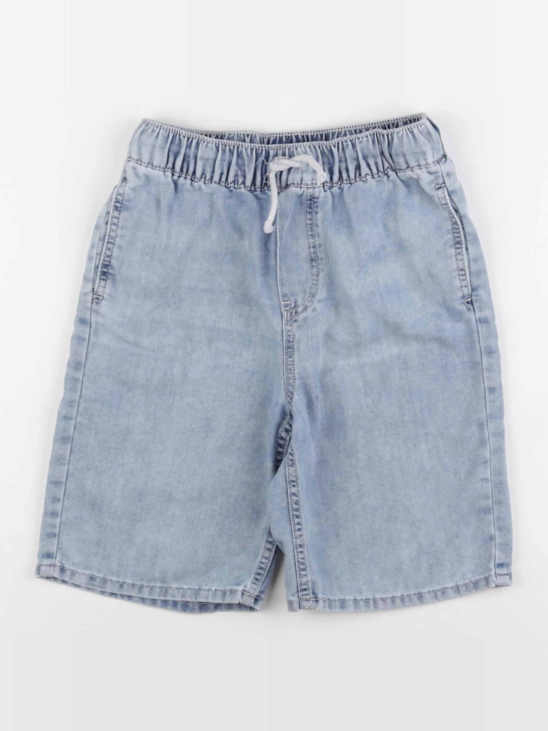 H&M - short bleu - 8/9 ans