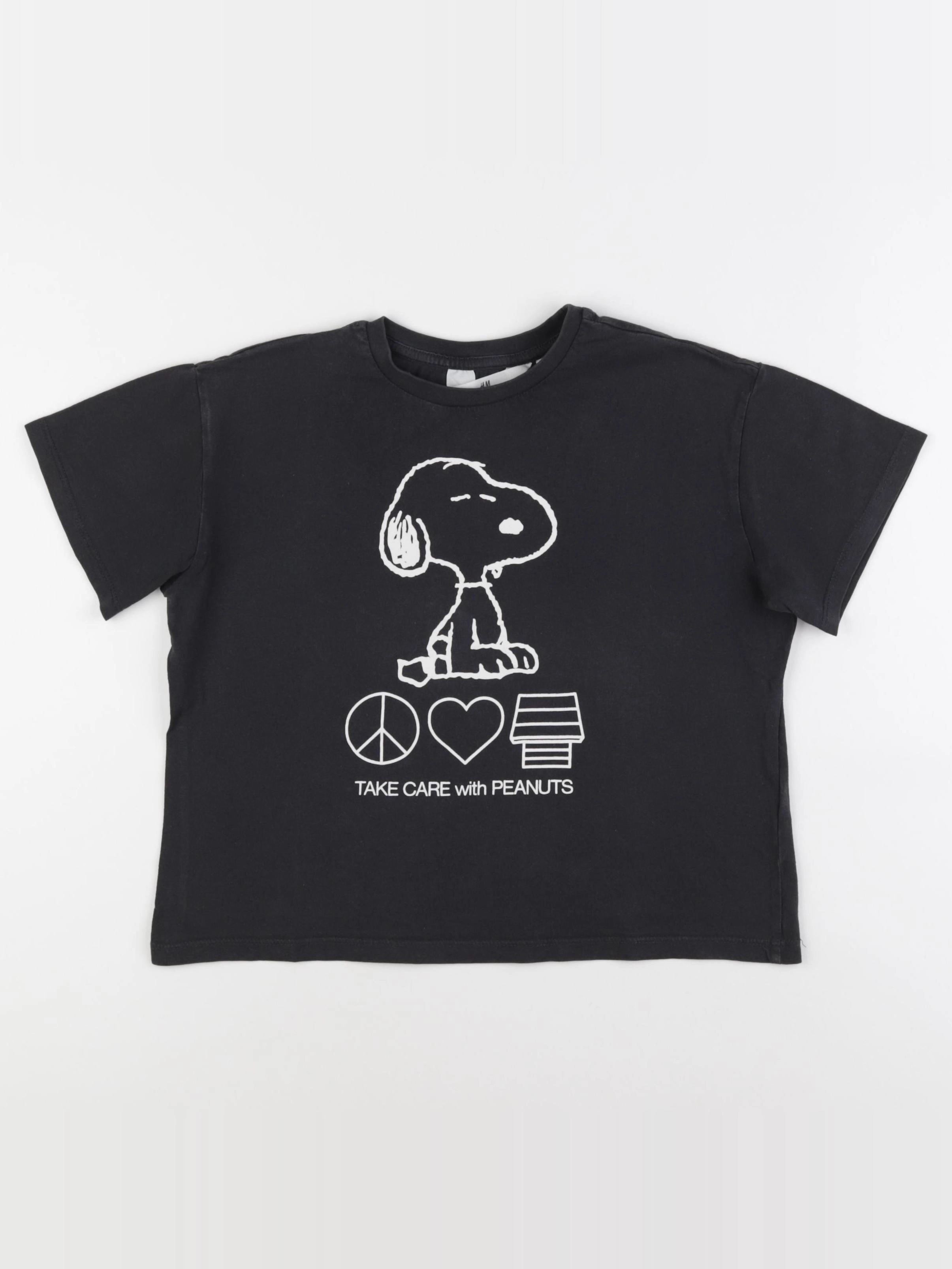 H&M - tee-shirt noir - 10/12 ans