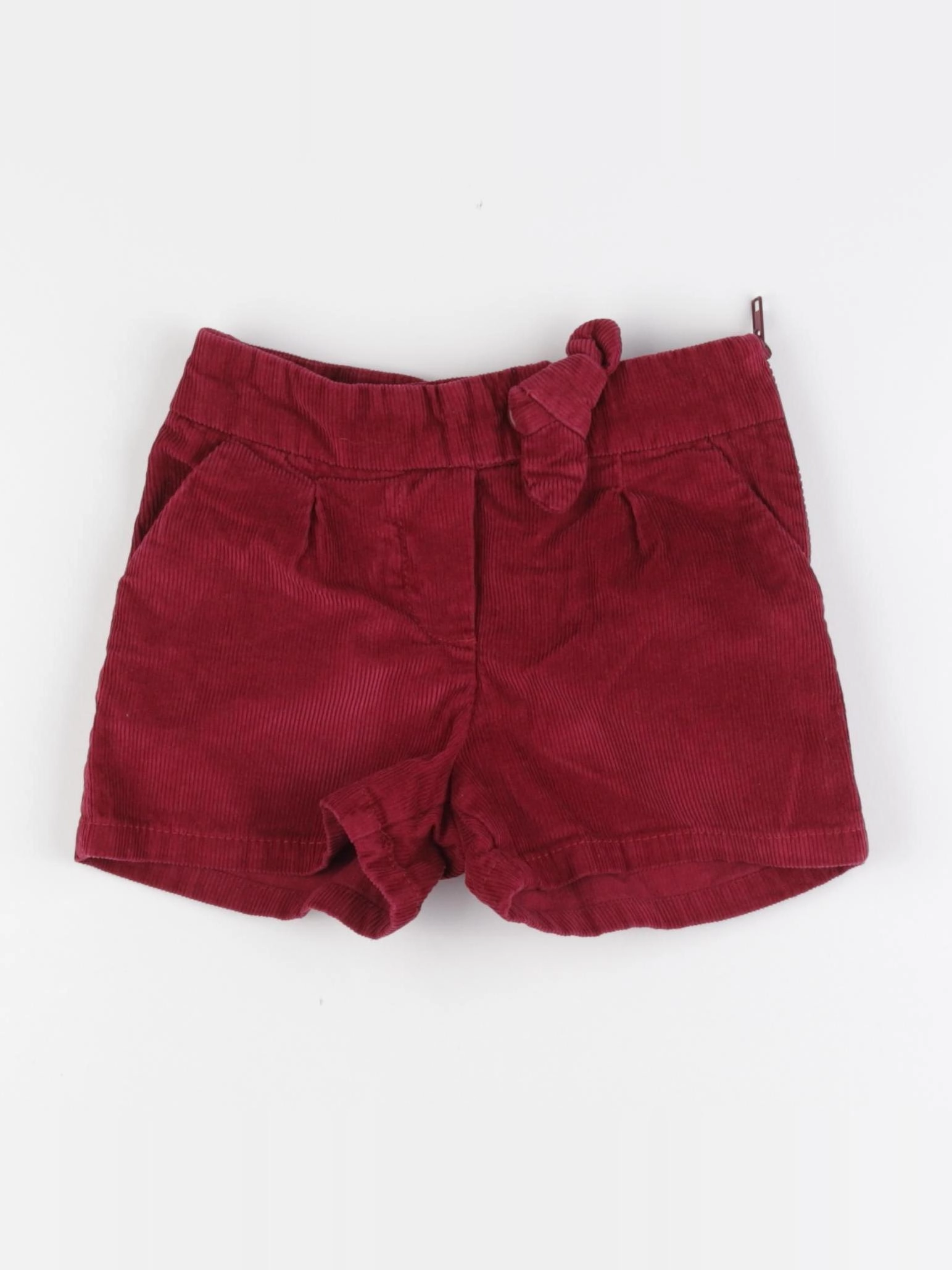 Vertbaudet - short rouge - 6 ans