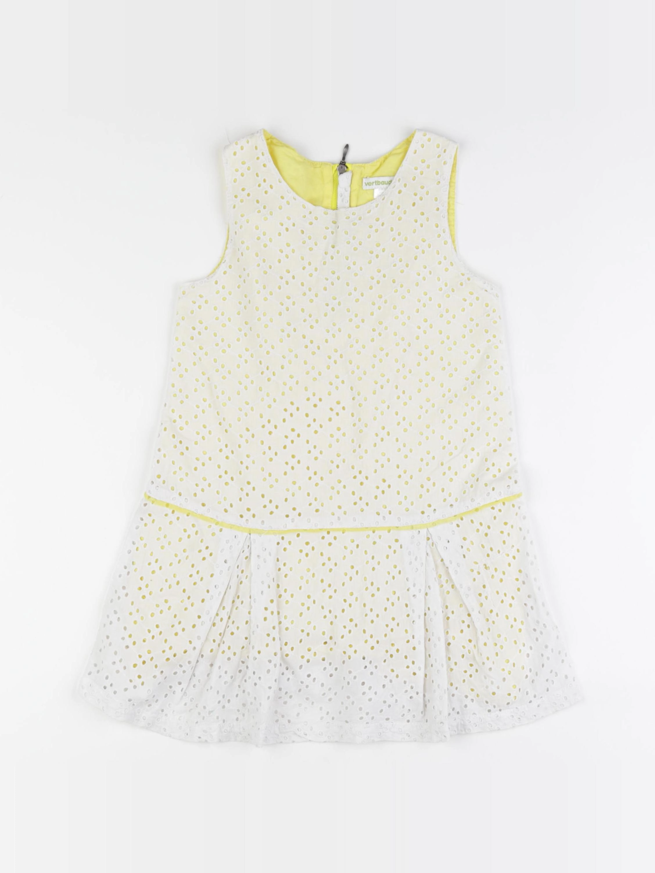 Vertbaudet - robe jaune - 6 ans