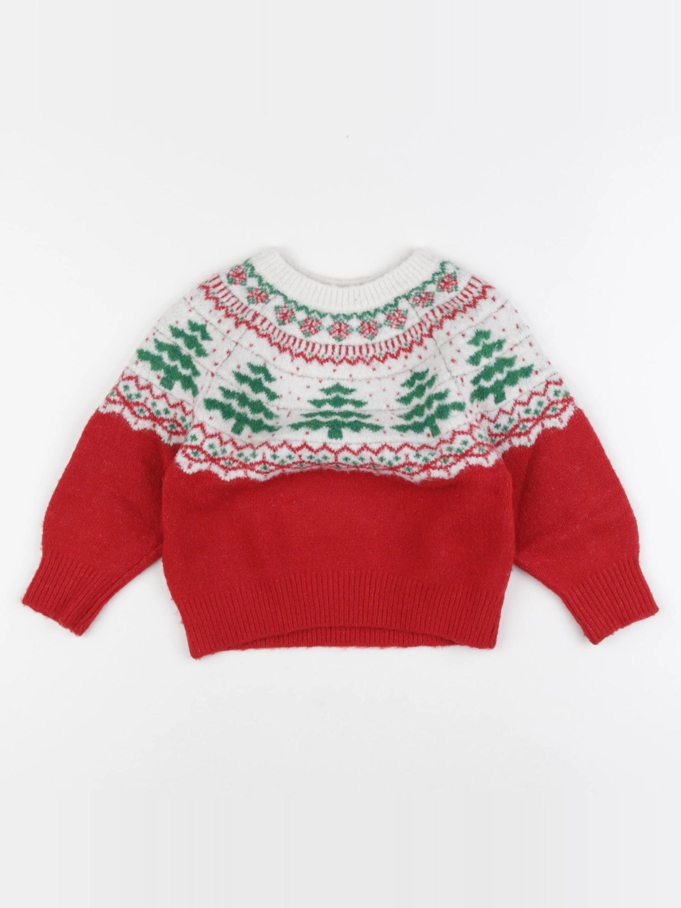 Monoprix - pull multicolore - 3 ans