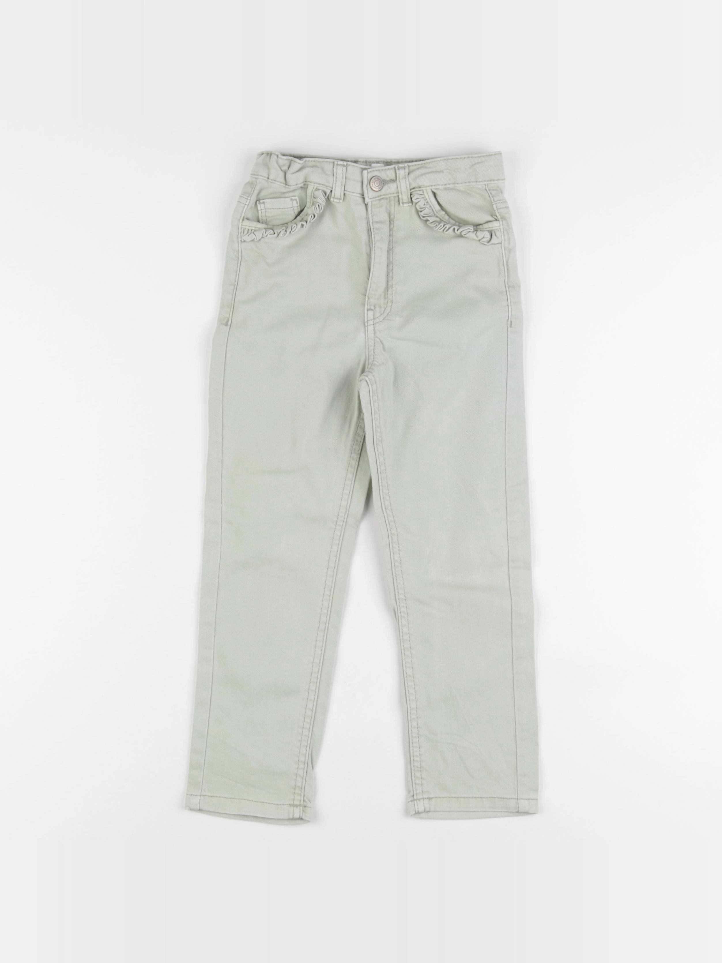 Vertbaudet - jean vert - 5 ans