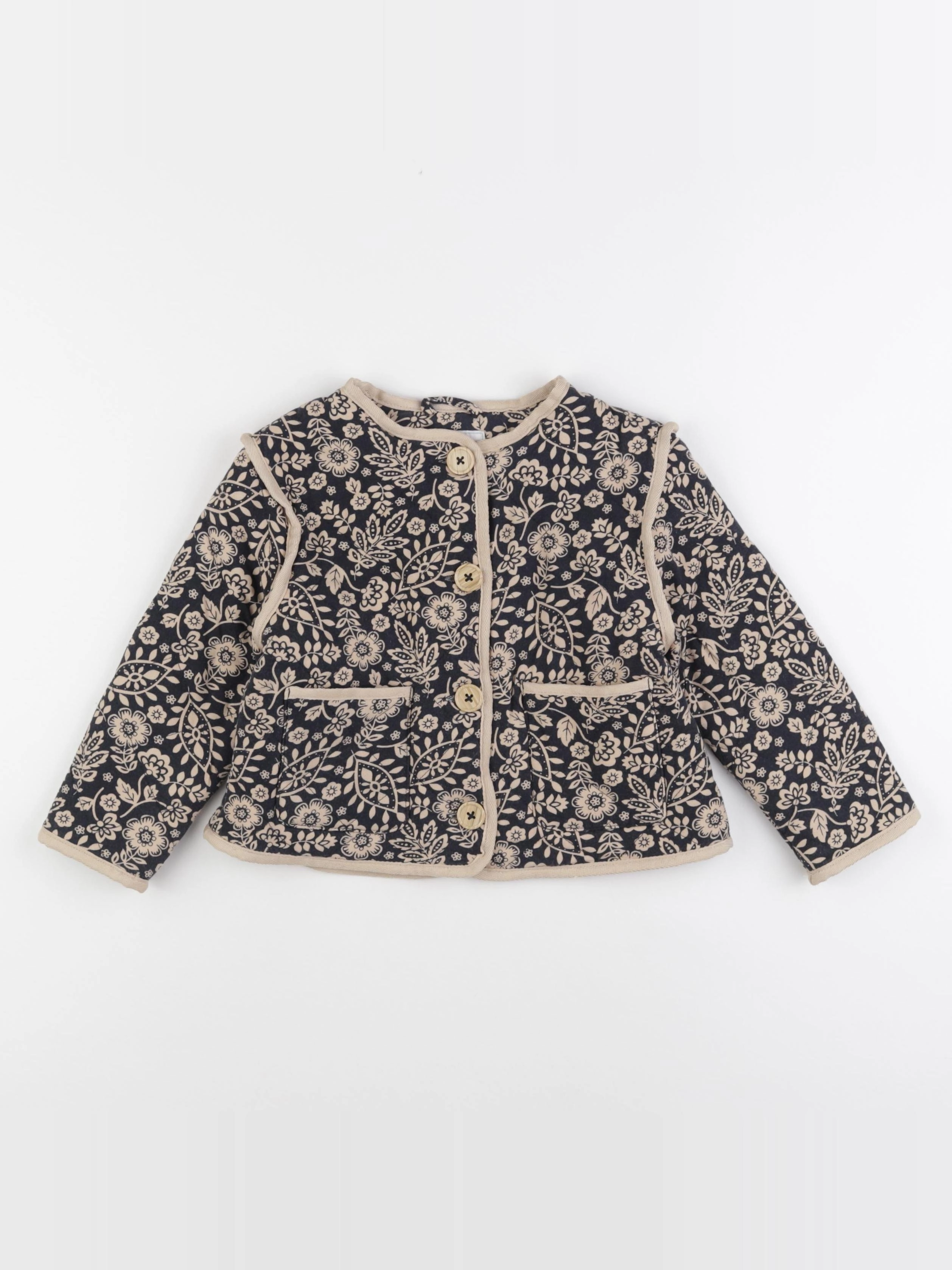 Vertbaudet - veste noir - 4 ans