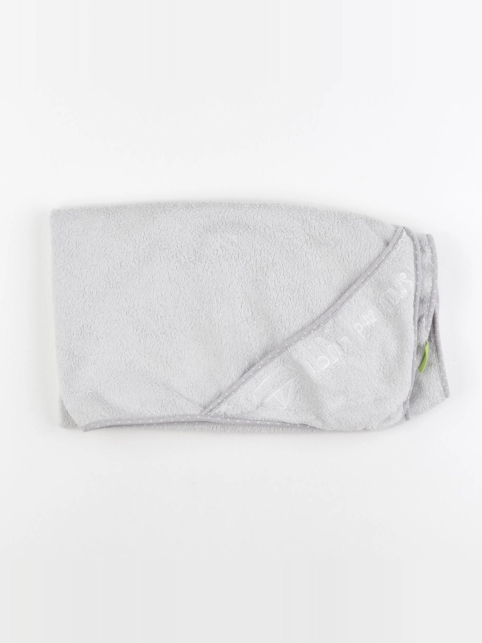 Vertbaudet - cape de bain gris - 6/12 mois