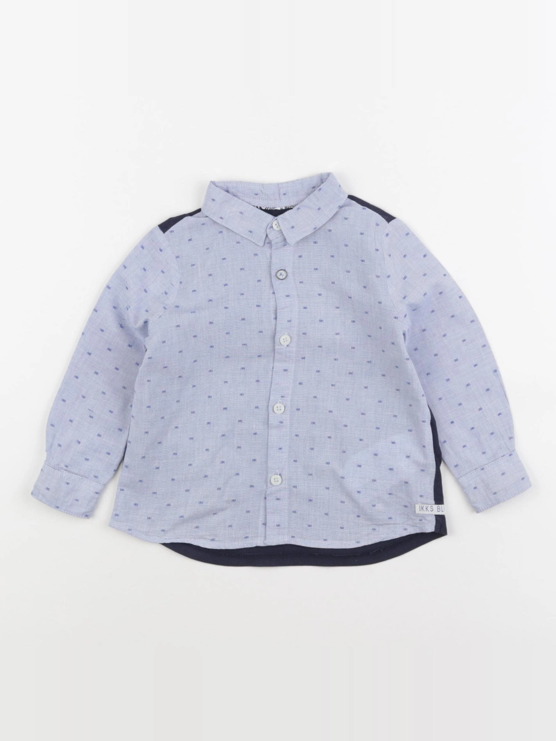 IKKS - chemise bleu - 18 mois