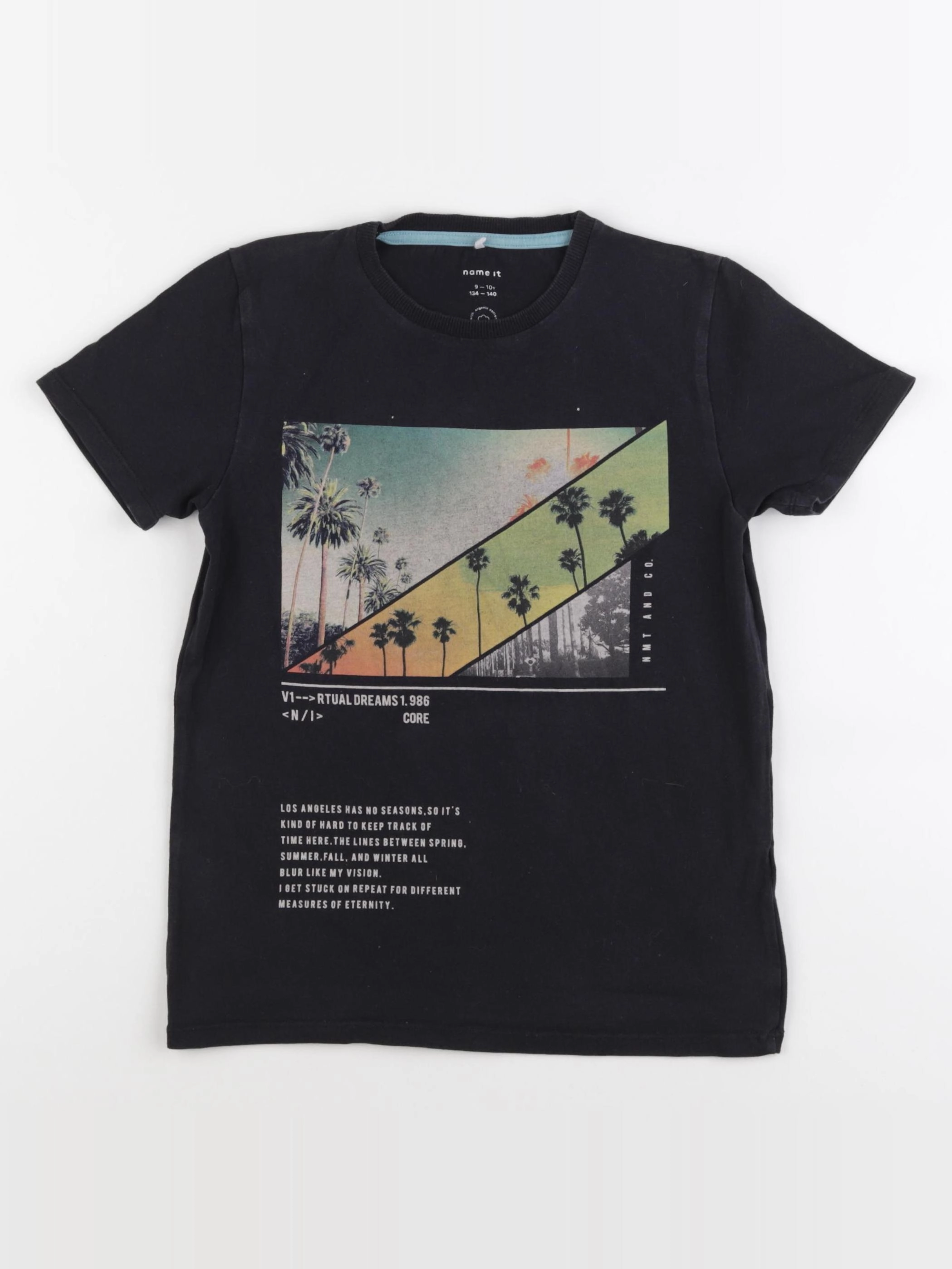 Name it - tee-shirt noir - 9/10 ans
