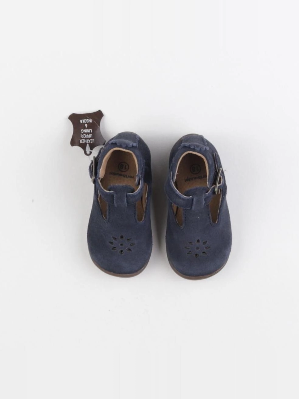 Vertbaudet - derbies bleu - pointure 18