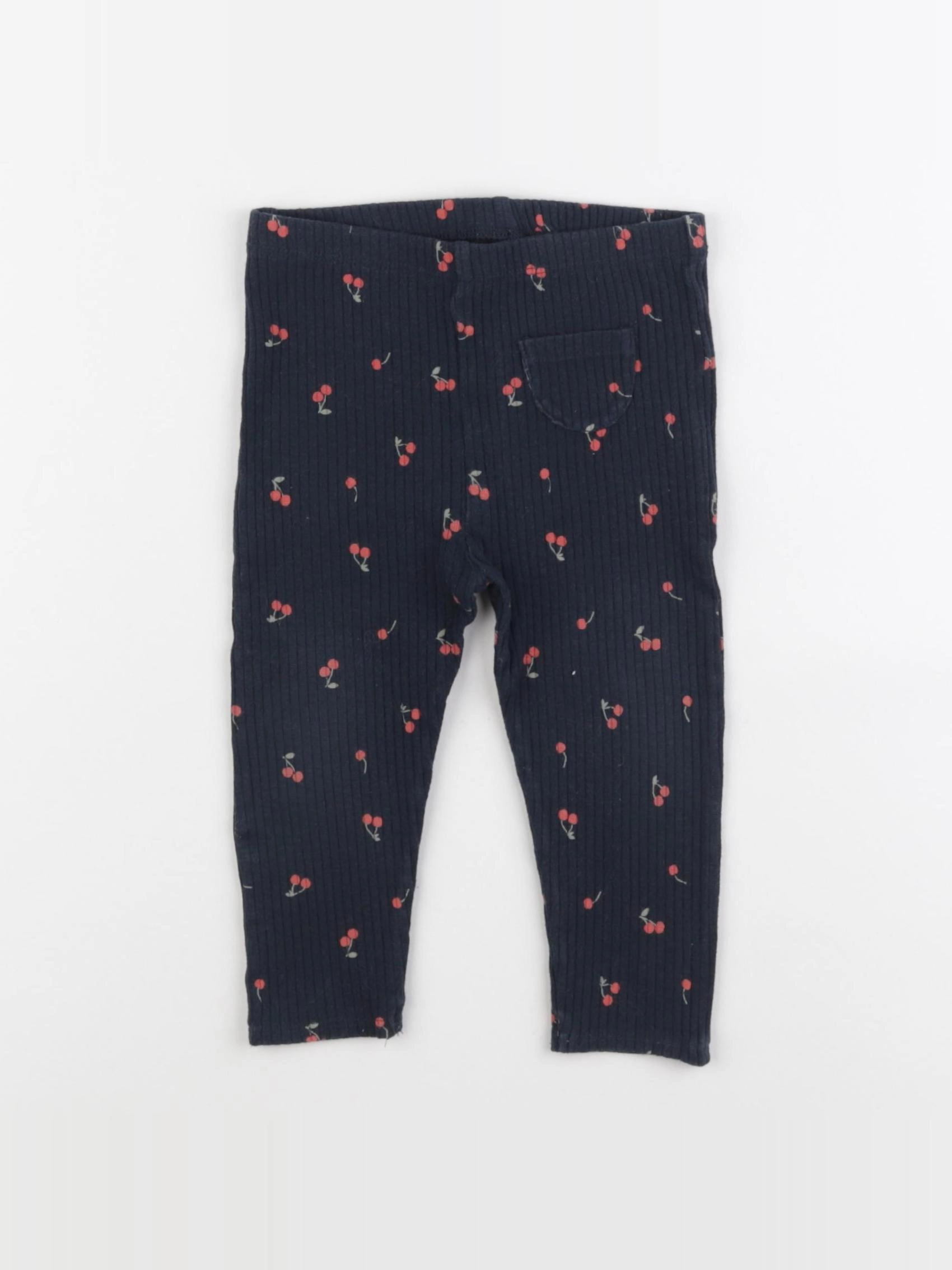 Vertbaudet - legging bleu - 18 mois