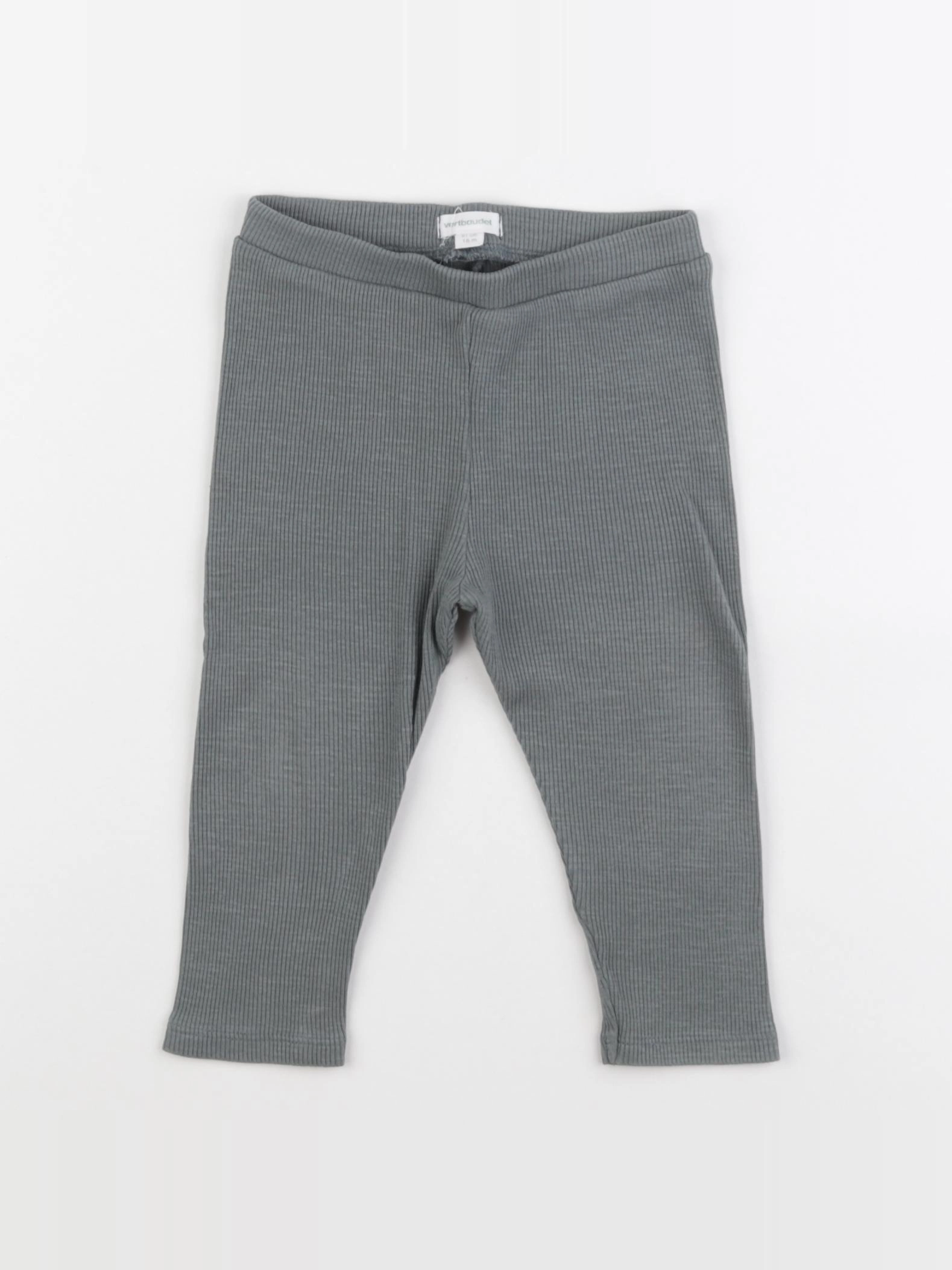 Vertbaudet - legging vert - 18 mois