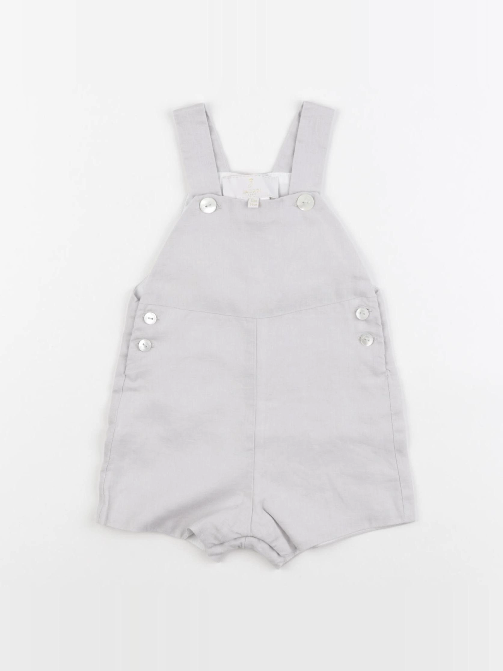 Jacadi - salopette gris - 12 mois