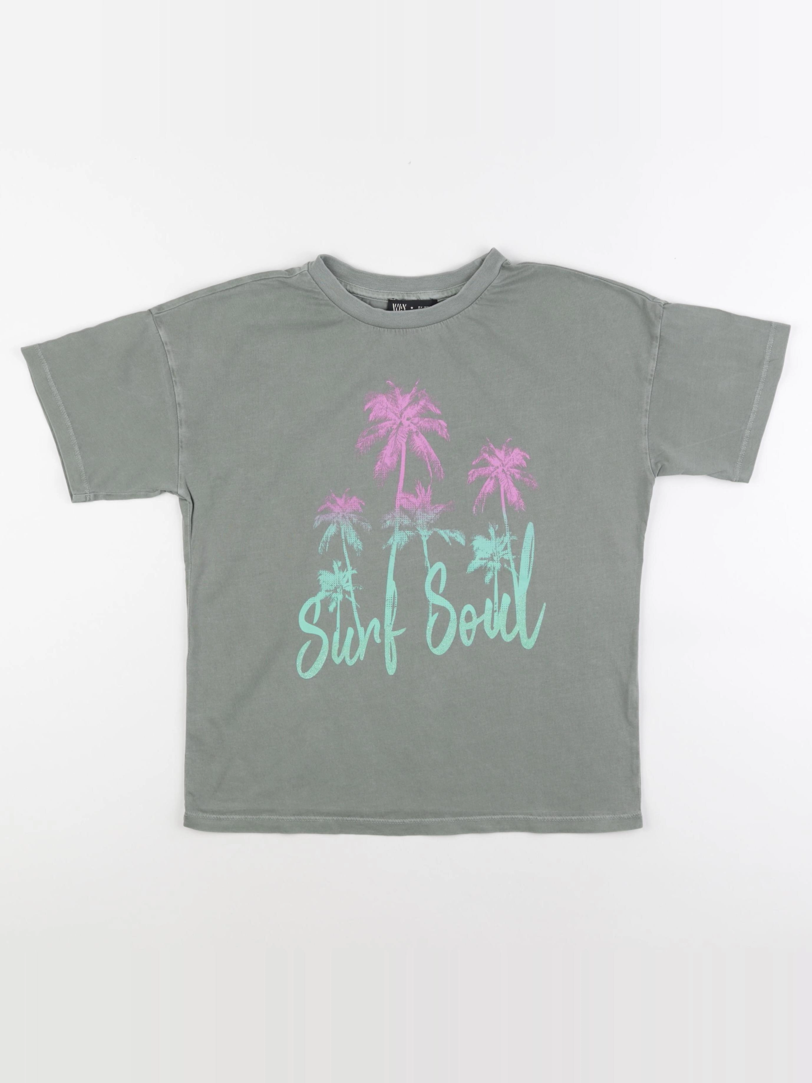 IKKS - tee-shirt vert - 10 ans