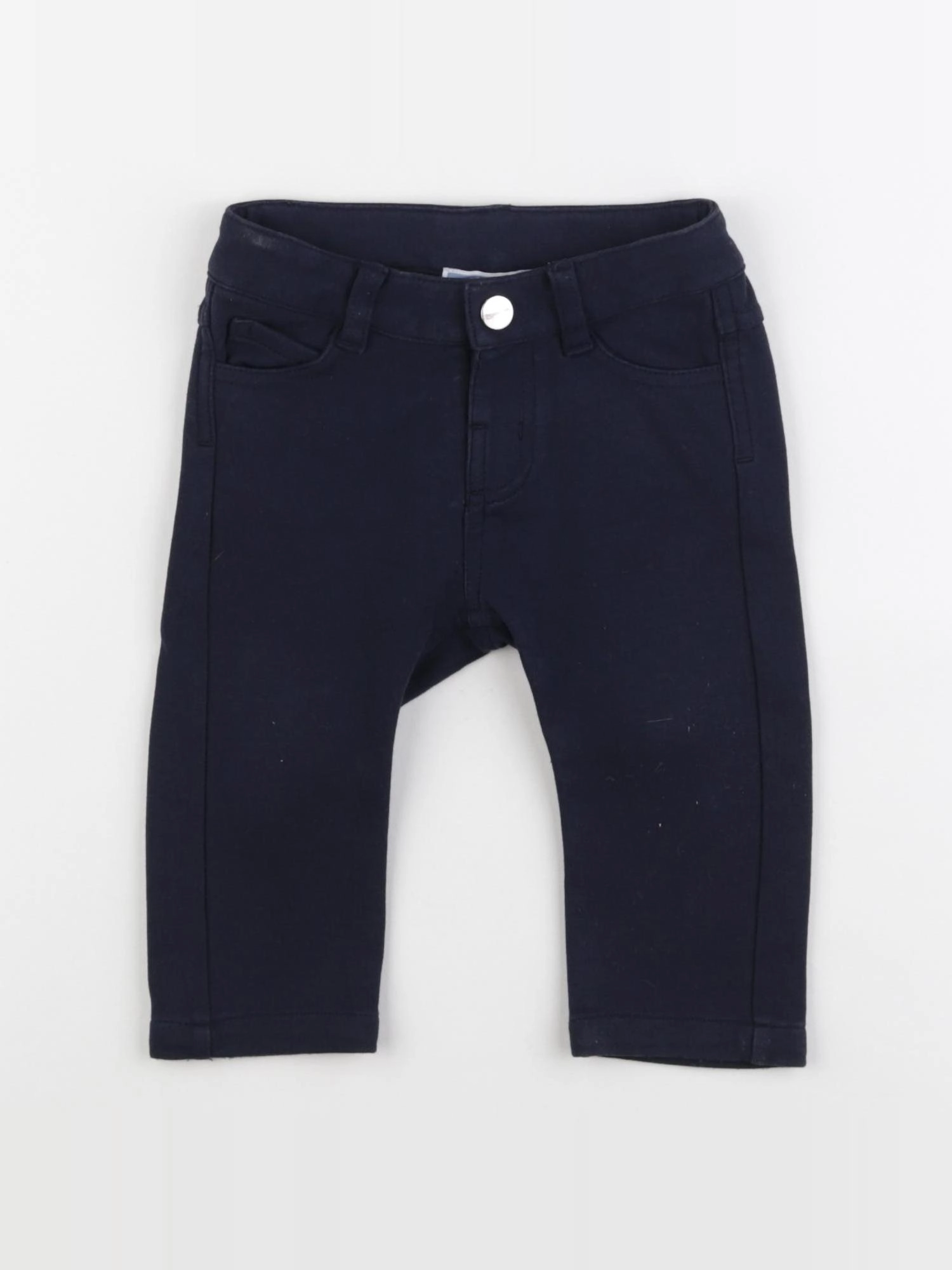 Jacadi - pantalon bleu - 12 mois