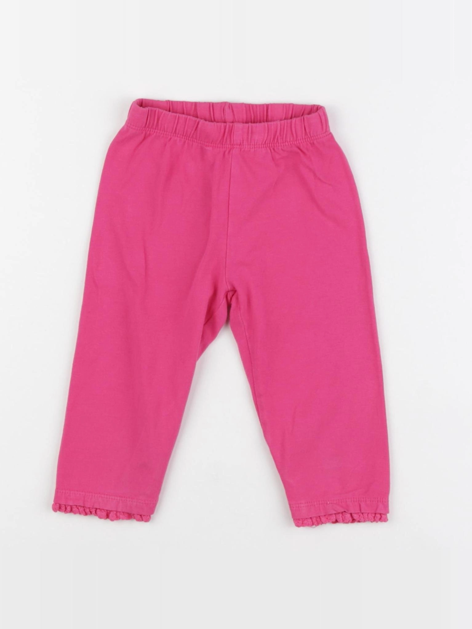 Vertbaudet - legging court rose - 3/4 ans