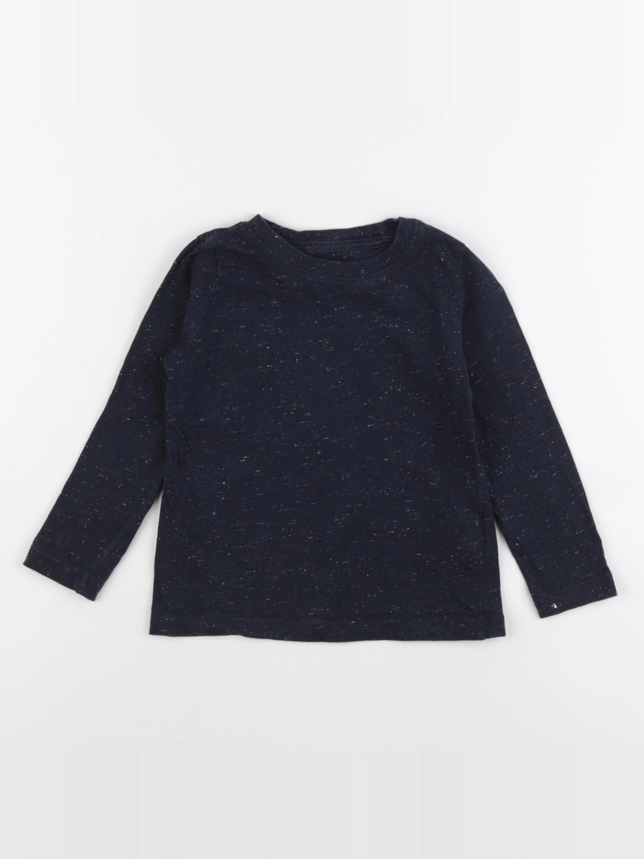 Monoprix - tee-shirt bleu, argent - 4 ans