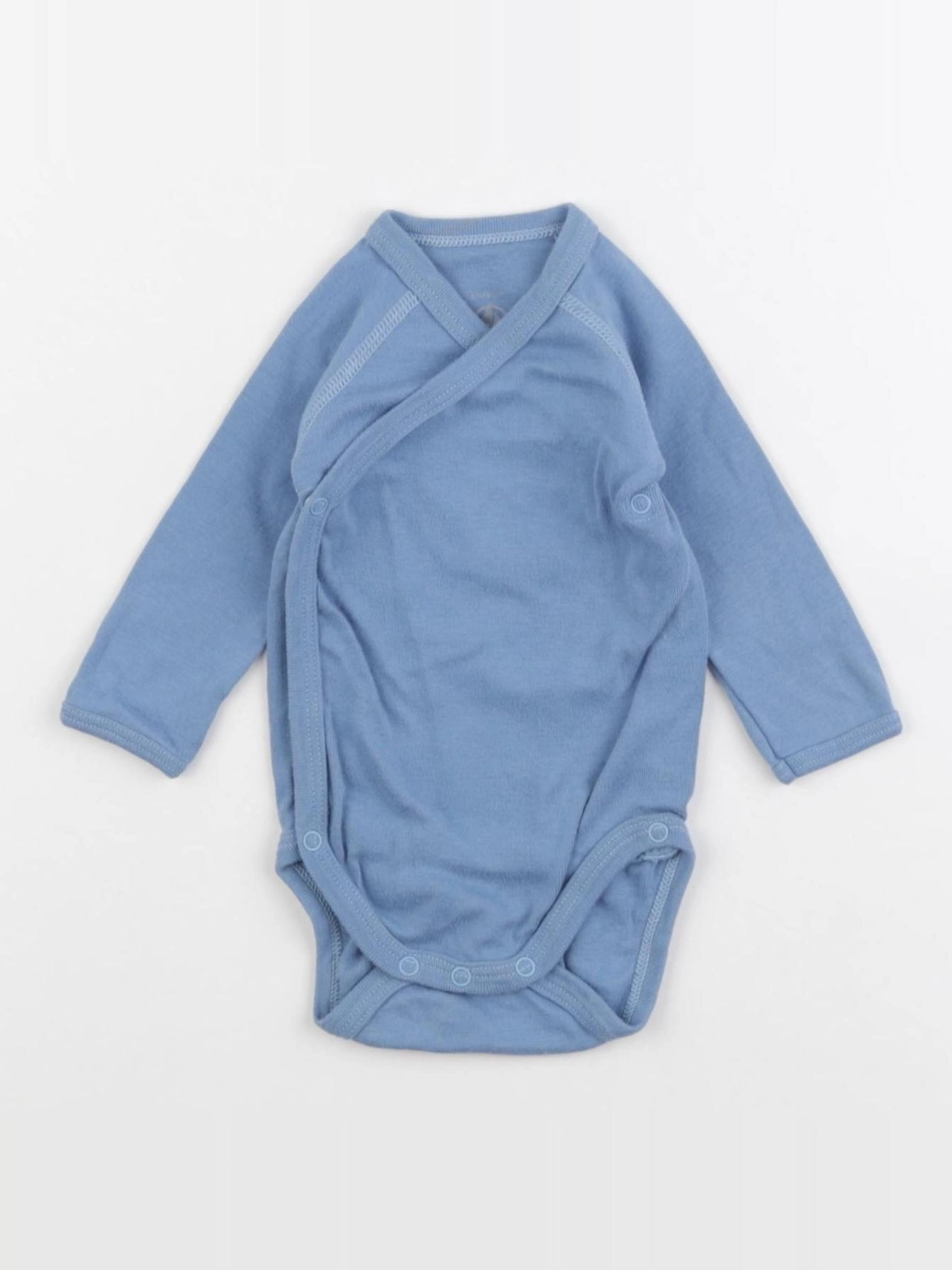 Petit Bateau - body bleu - 3 mois