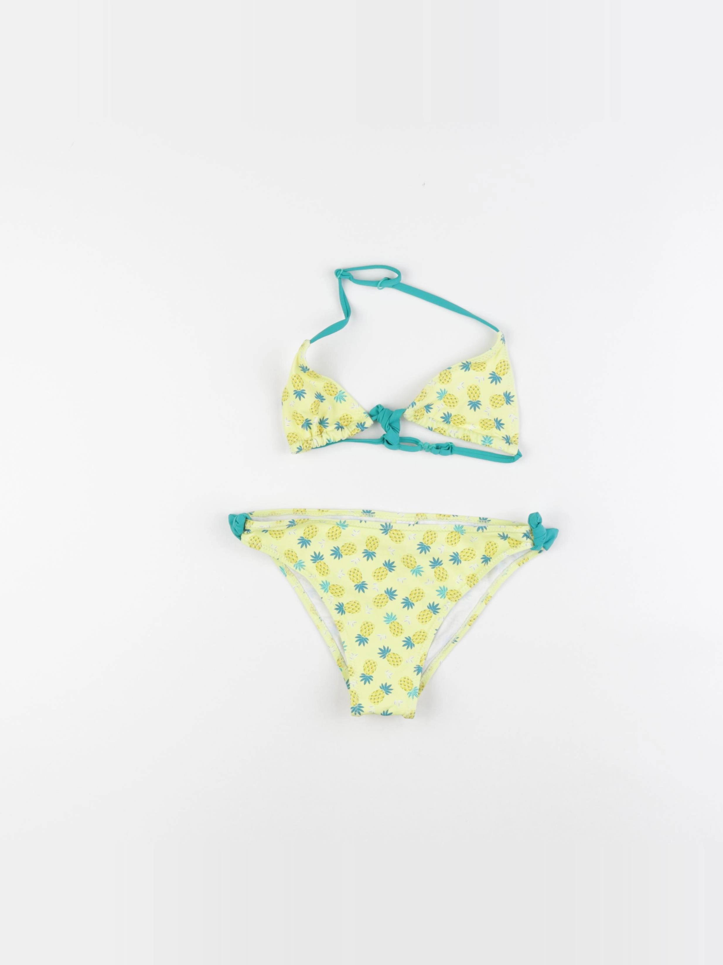 Okaidi - maillot de bain jaune - 8 ans