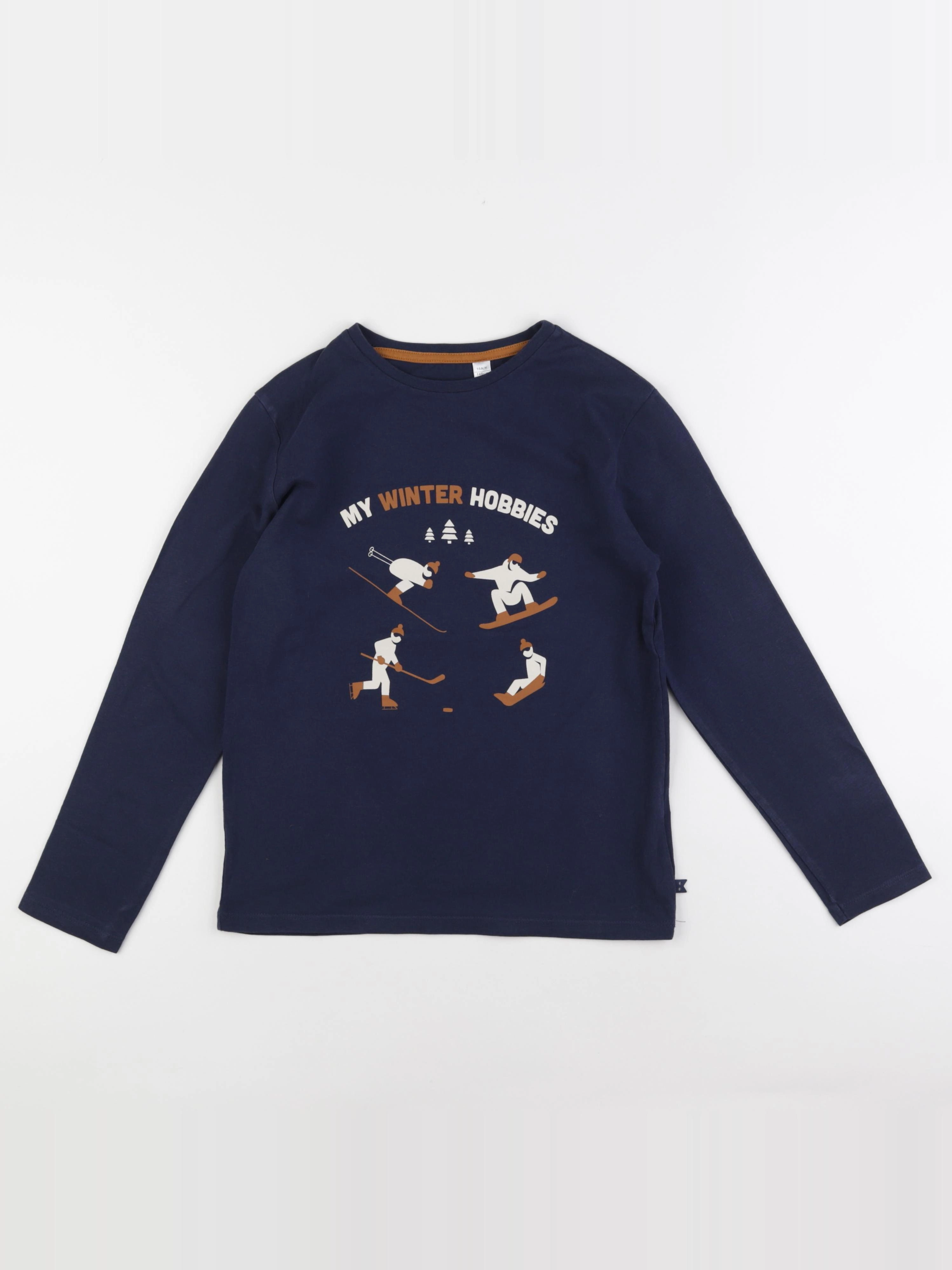 Okaidi - tee-shirt bleu - 10 ans