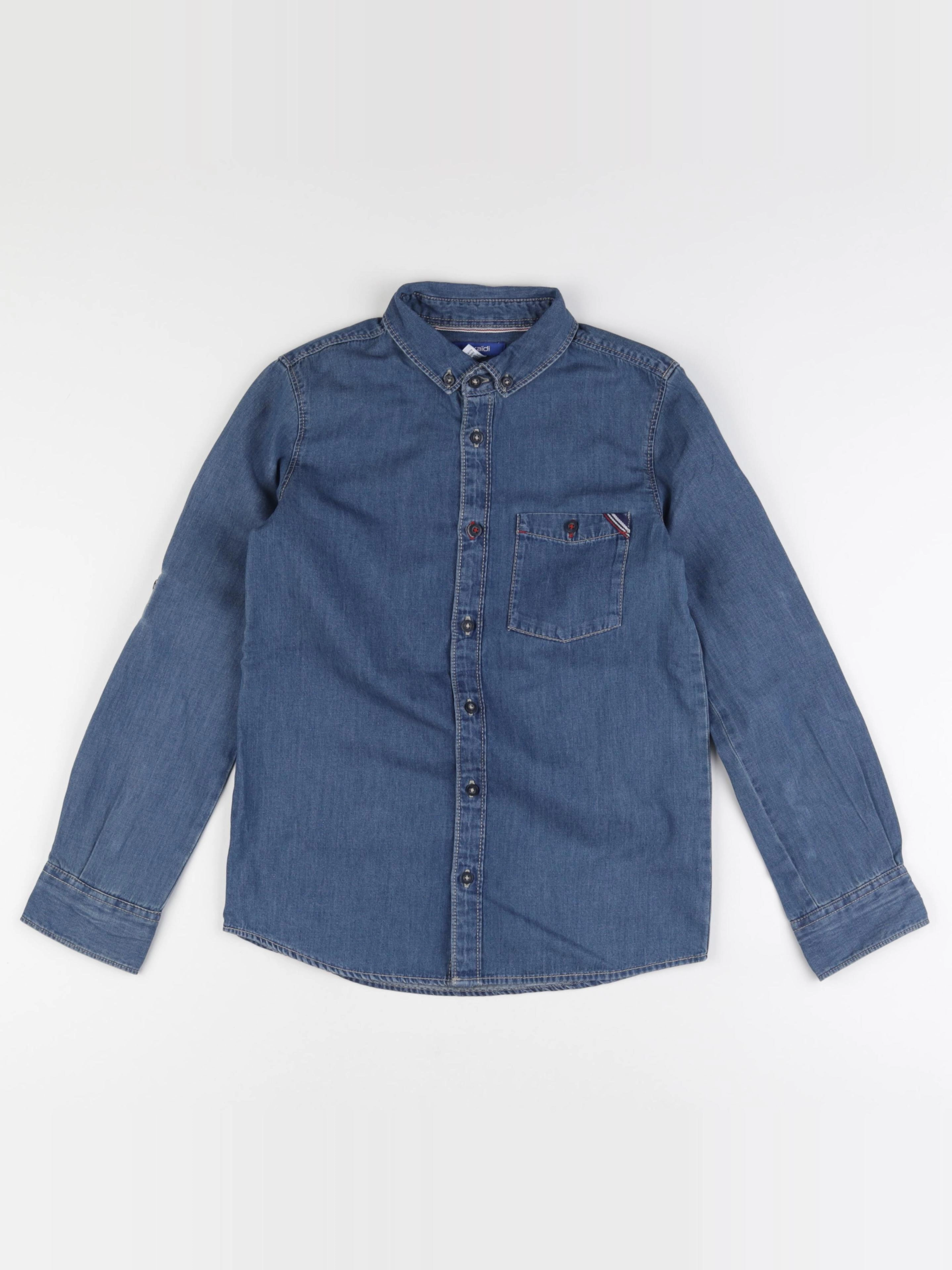 Okaidi - chemise bleu - 10 ans