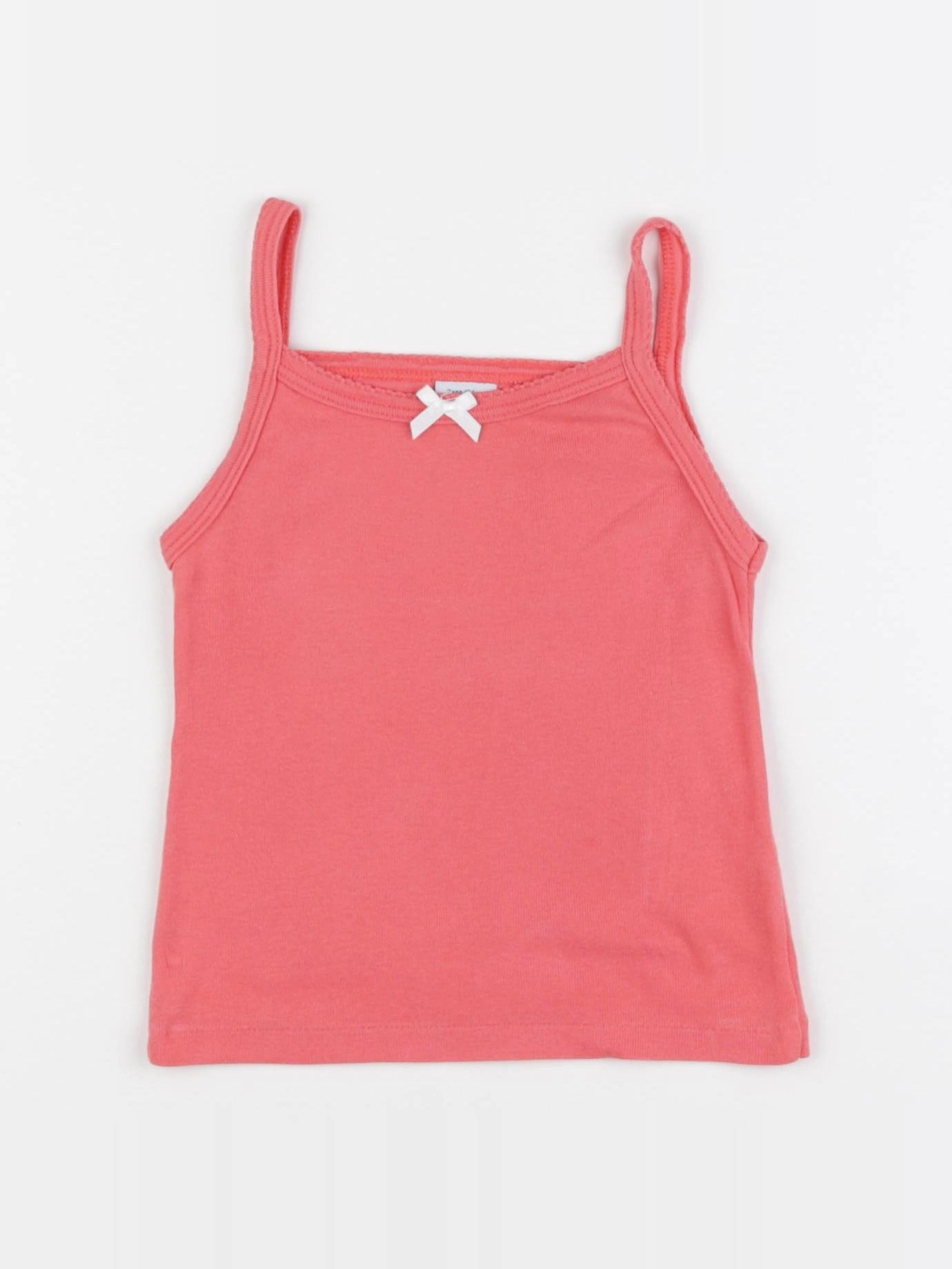Petit Bateau - maillot de corps orange - 2 ans