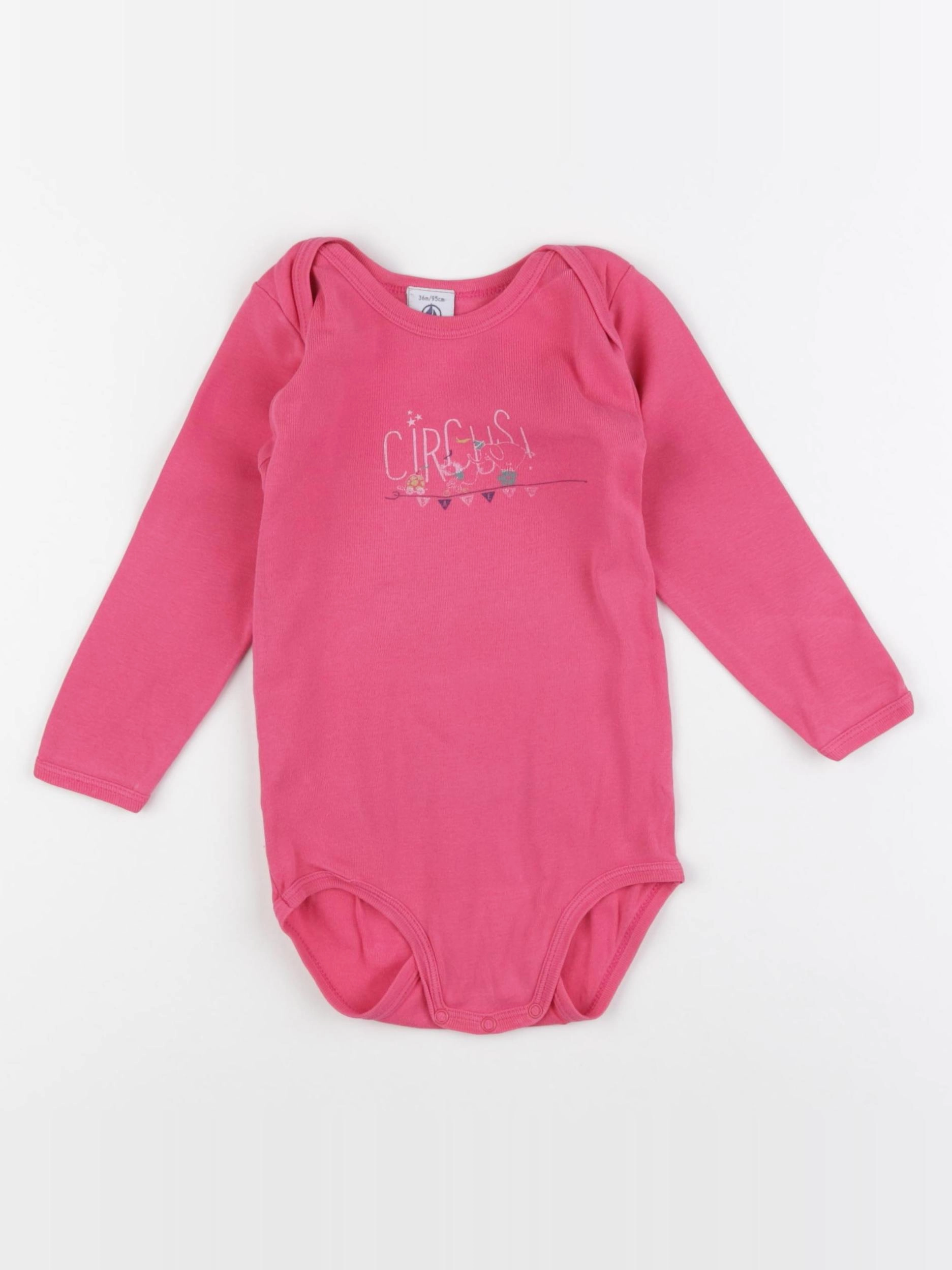 Petit Bateau - maillot de corps orange - 2 ans