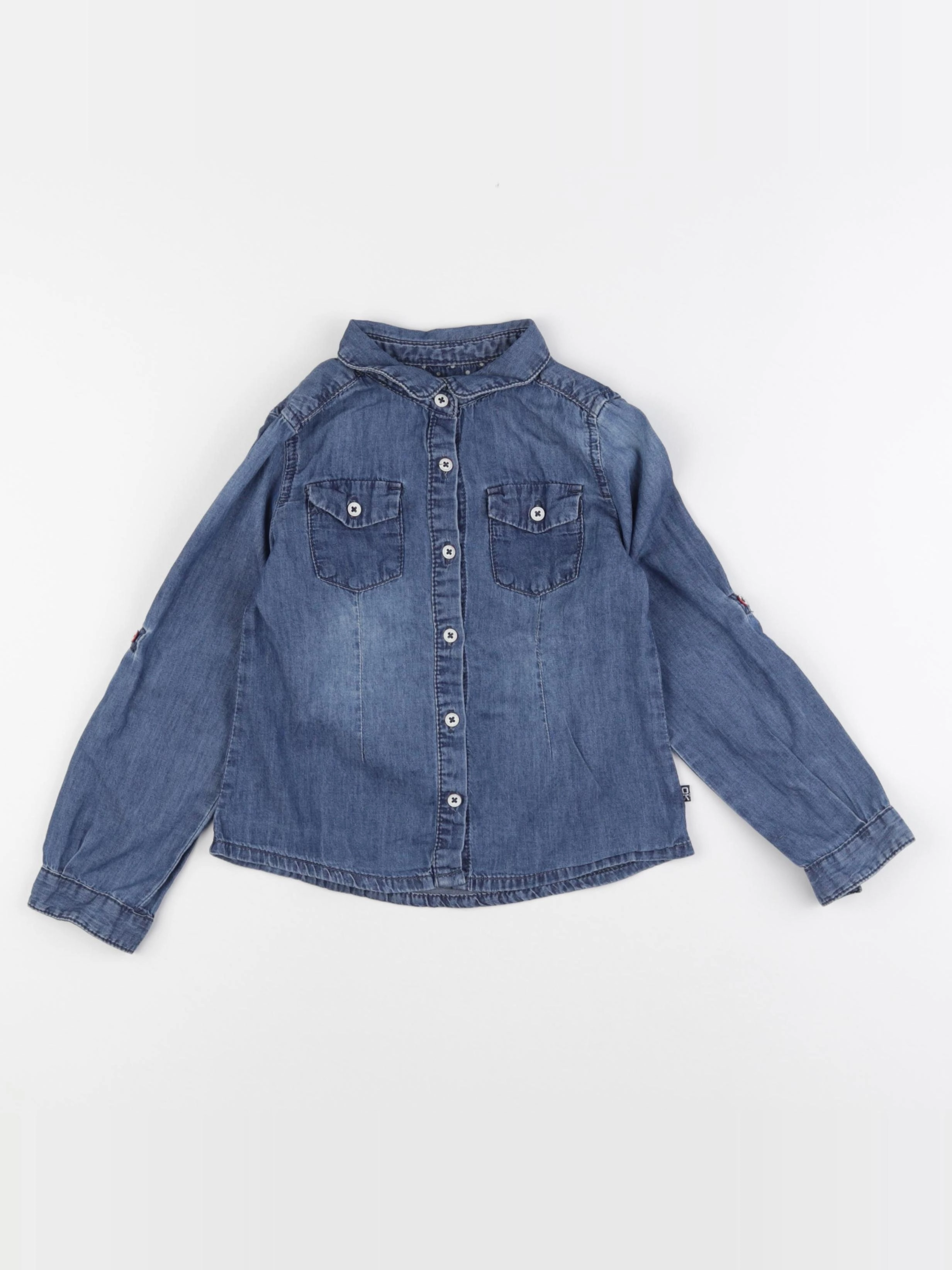 Okaidi - chemise bleu - 5 ans
