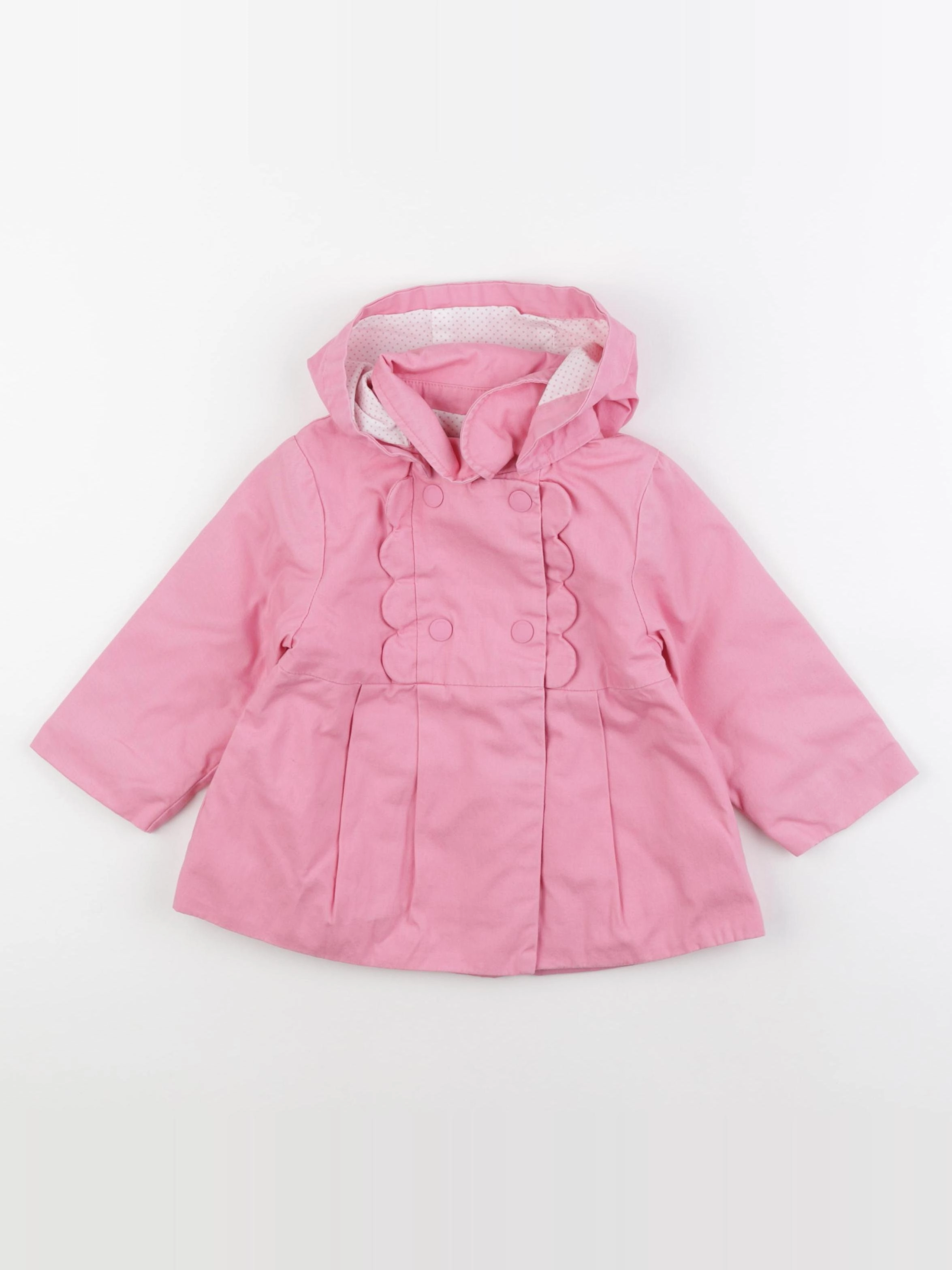 Jacadi - manteau rose - 18 mois