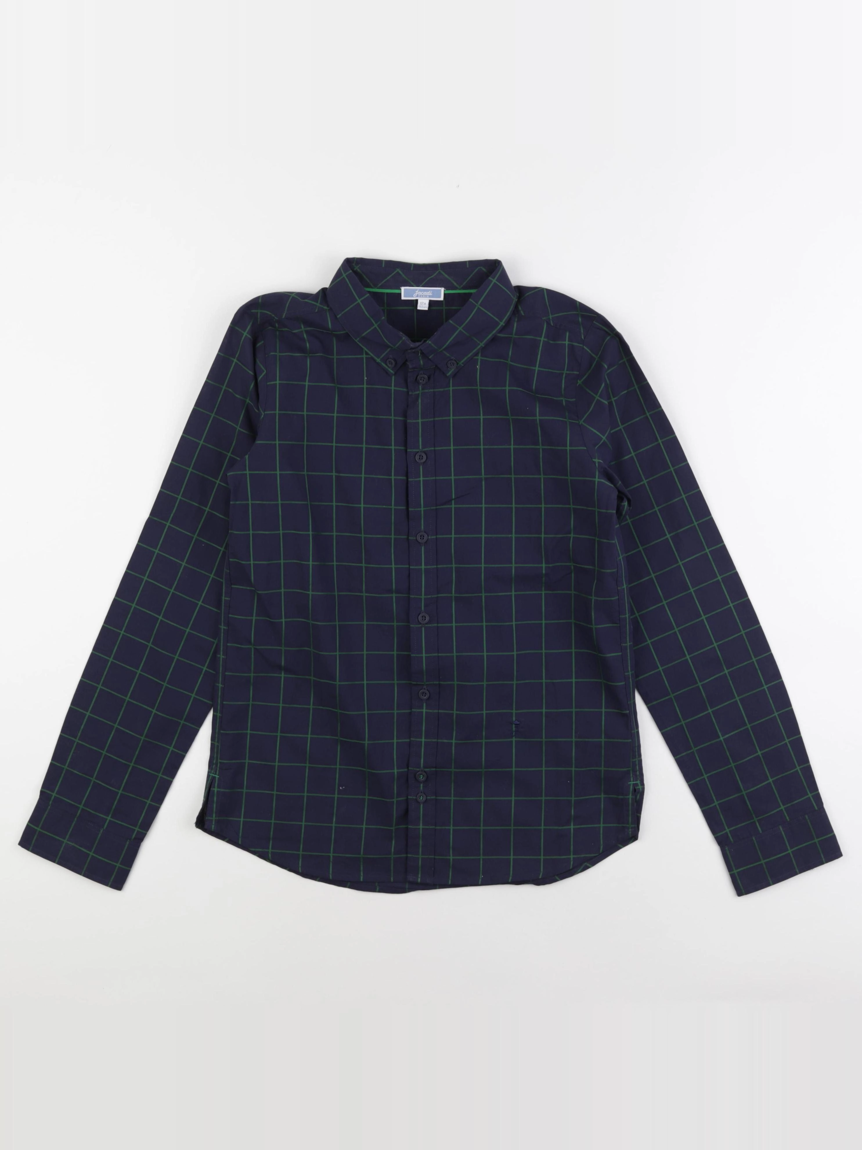 Jacadi - chemise bleu, vert - 12 ans
