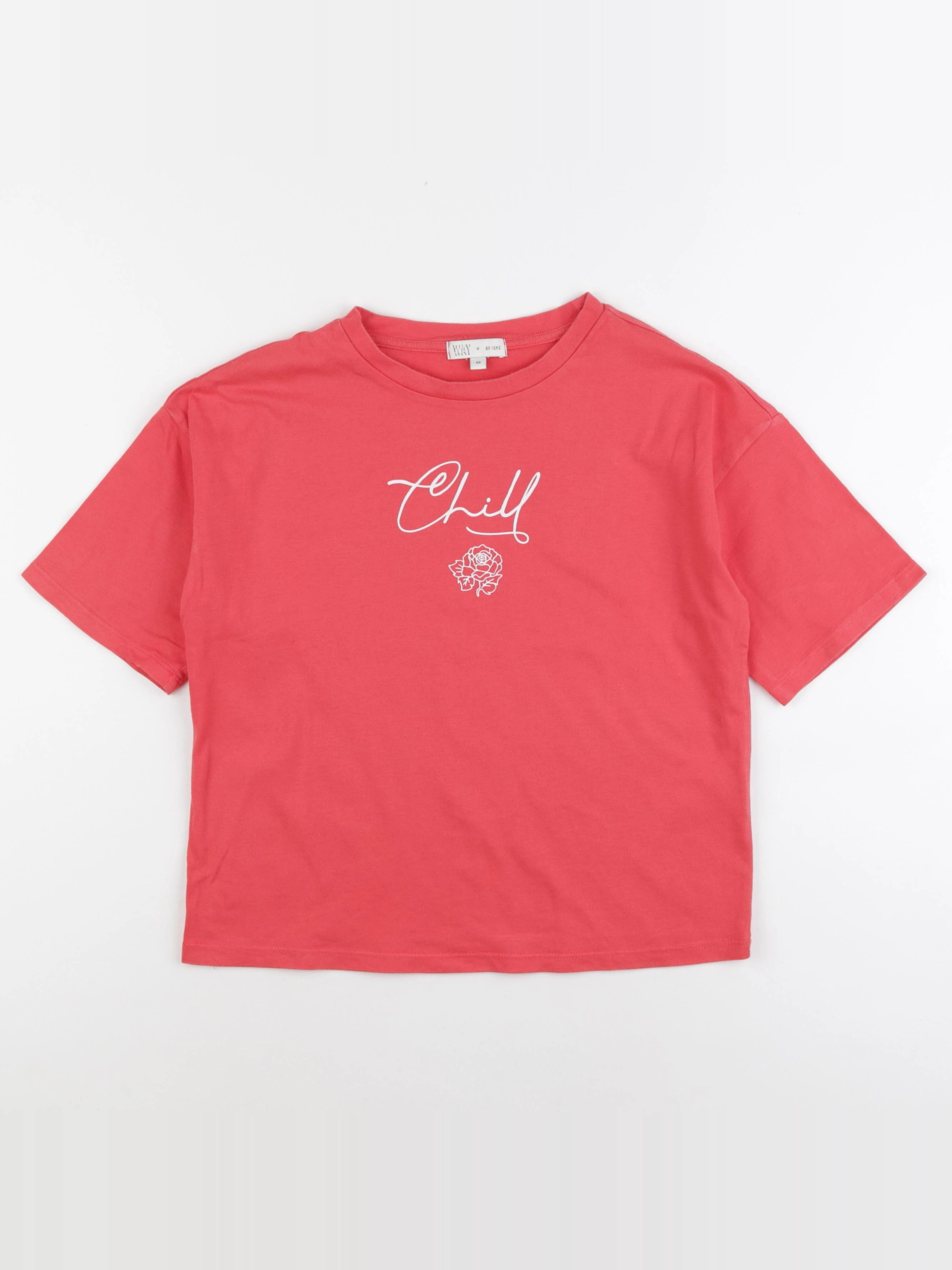 IKKS - tee-shirt rose - 12 ans
