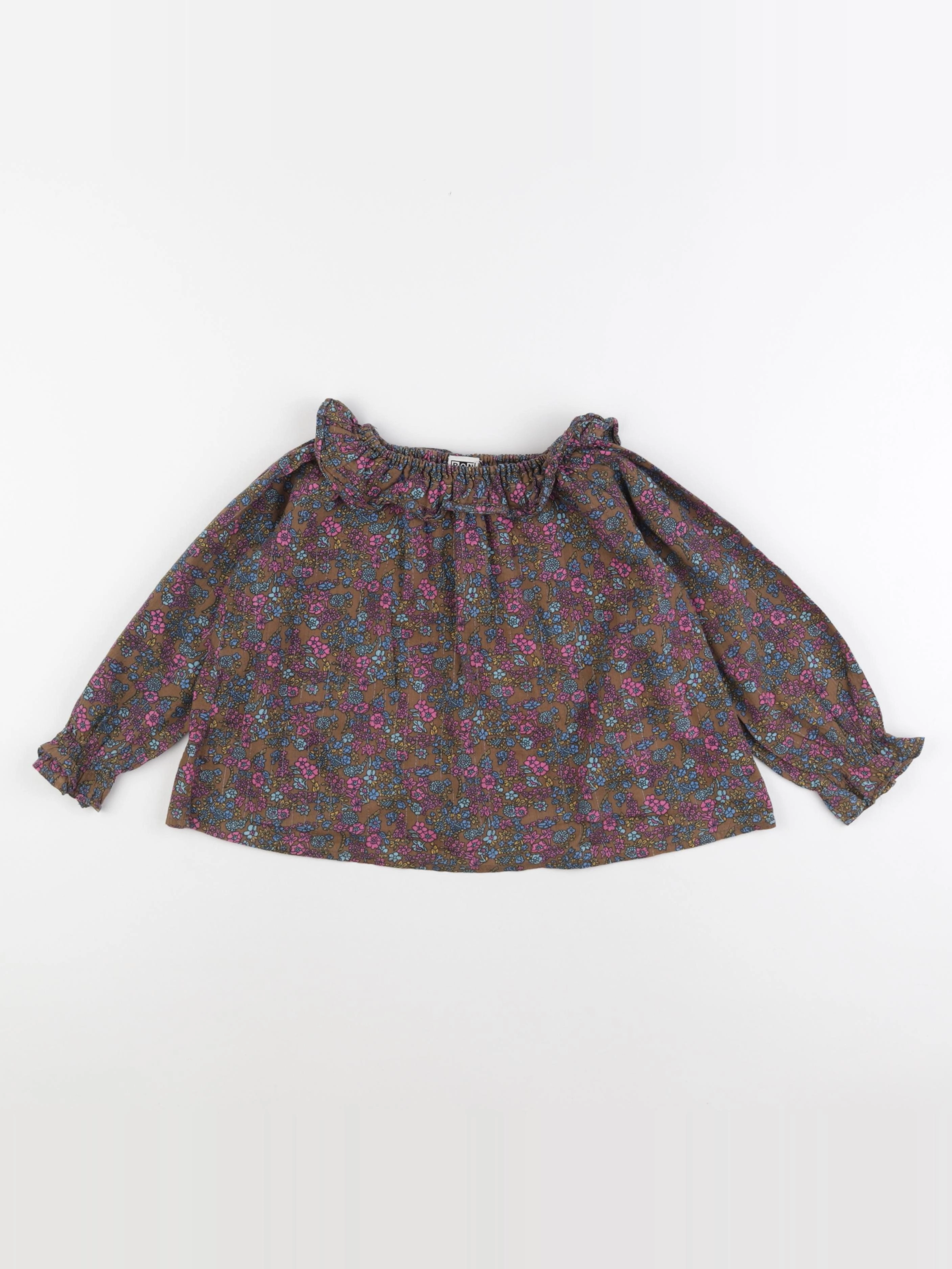 Bonton - blouse multicolore - 4 ans