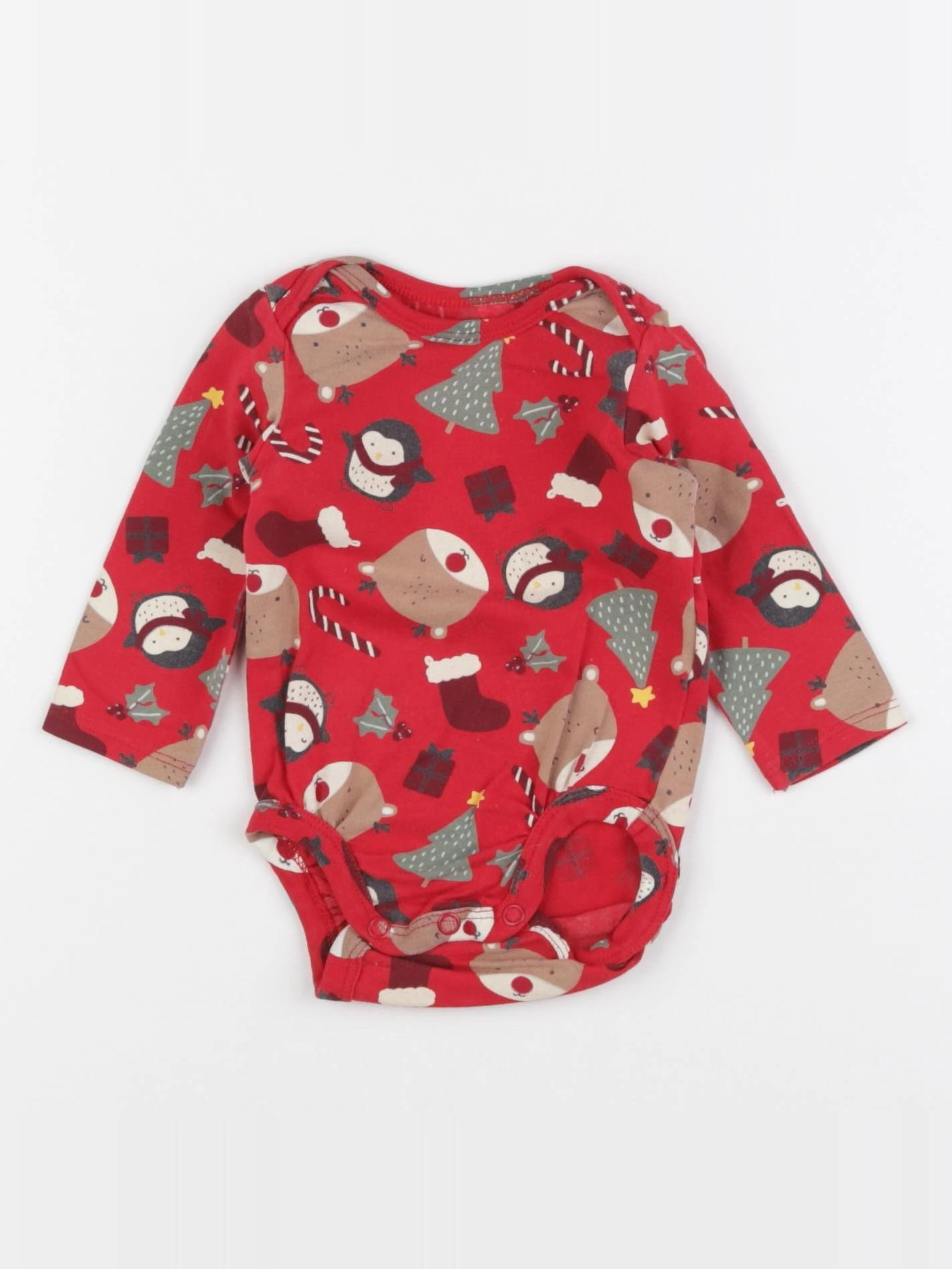 H&M - body rouge - 1 mois