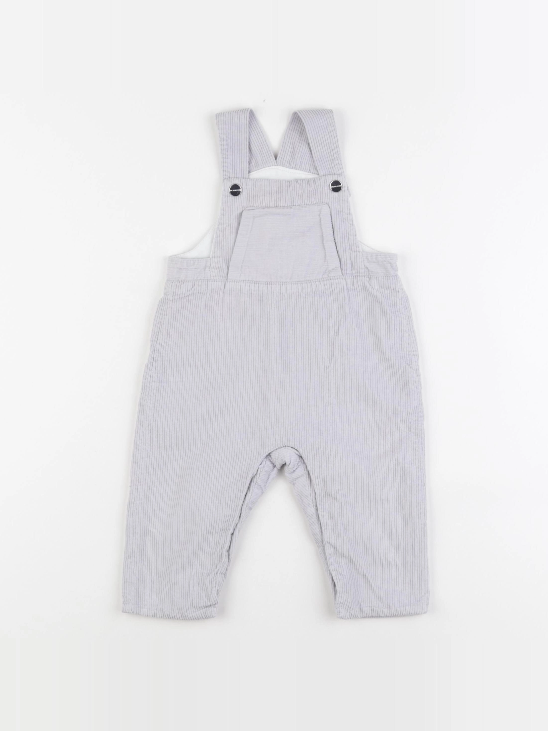 Jacadi - salopette gris - 12 mois